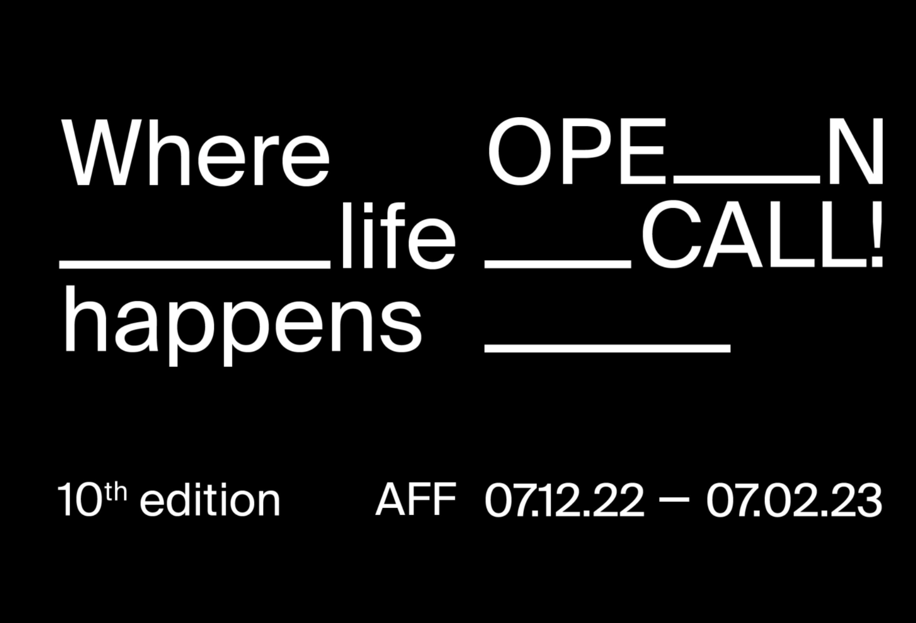 Open Call - Arquiteturas Film Festival 2023