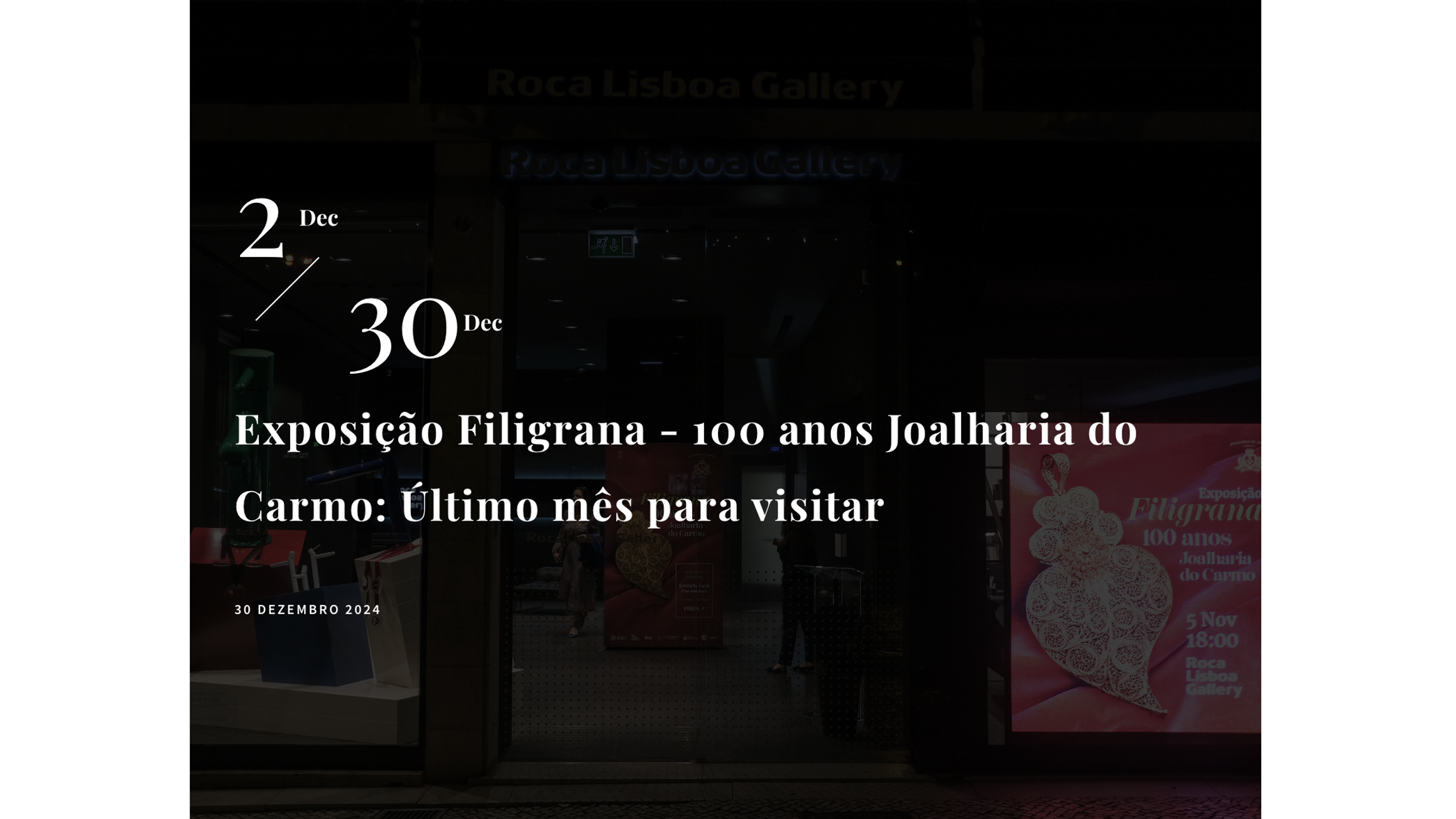 Showcase e Exposição de Filigrana