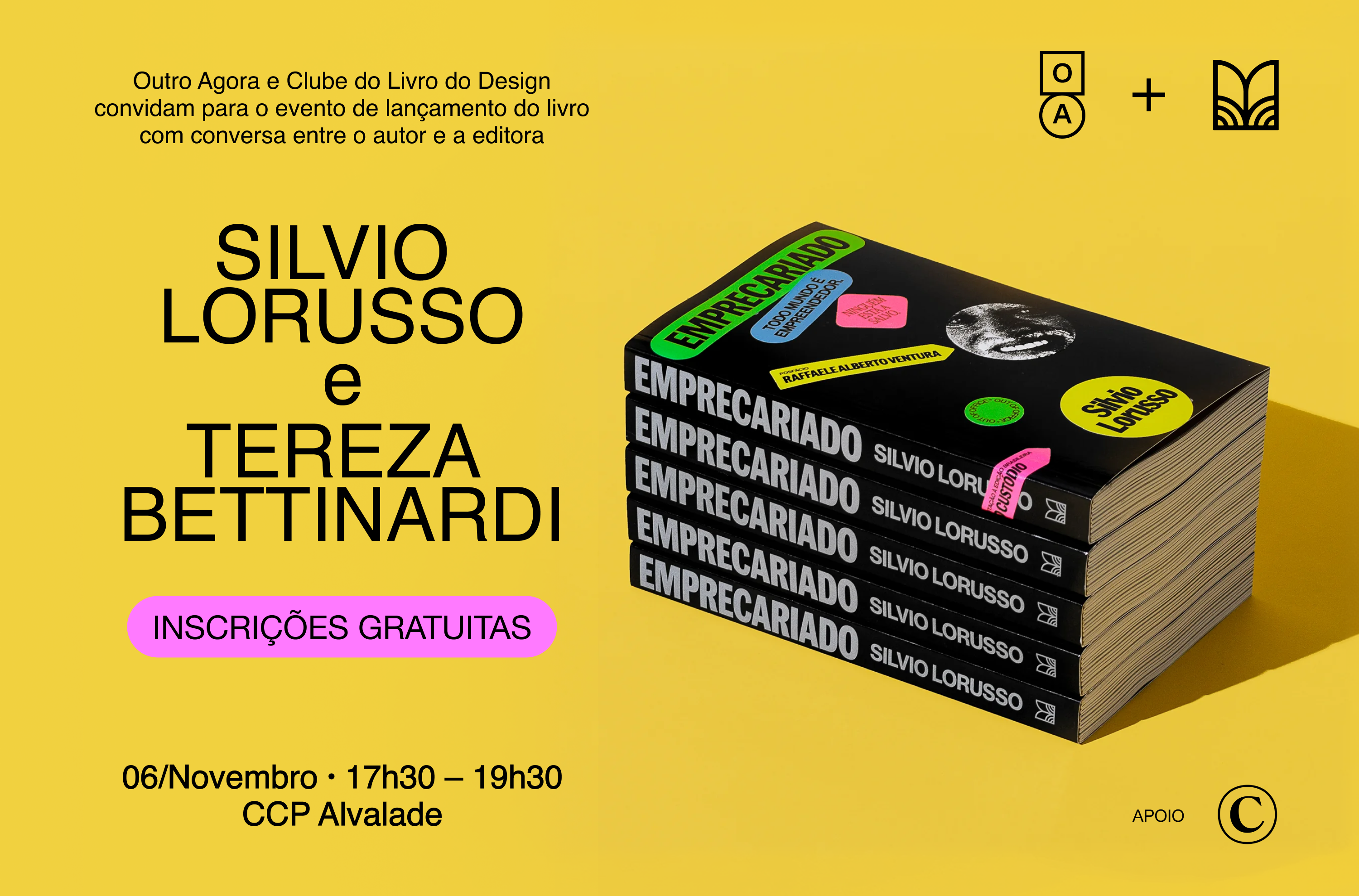 Lançamento de livro de Silvio Lorusso