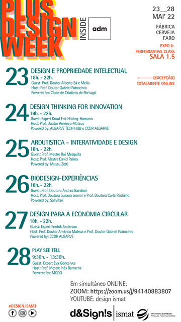 PLUS DESIGN WEEK inside ADM – By Designis | ISMAT