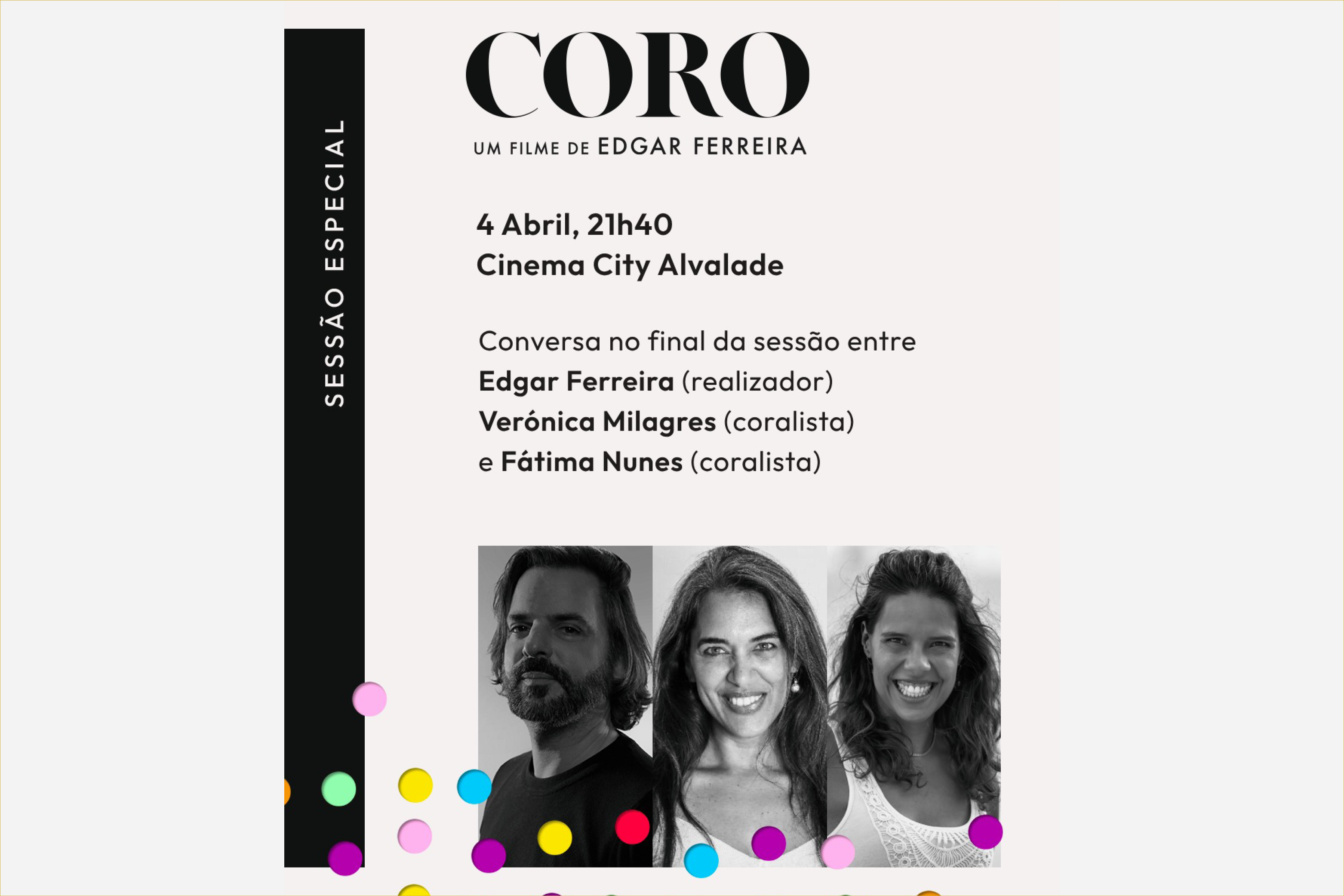 Filme O Coro - sessão especial