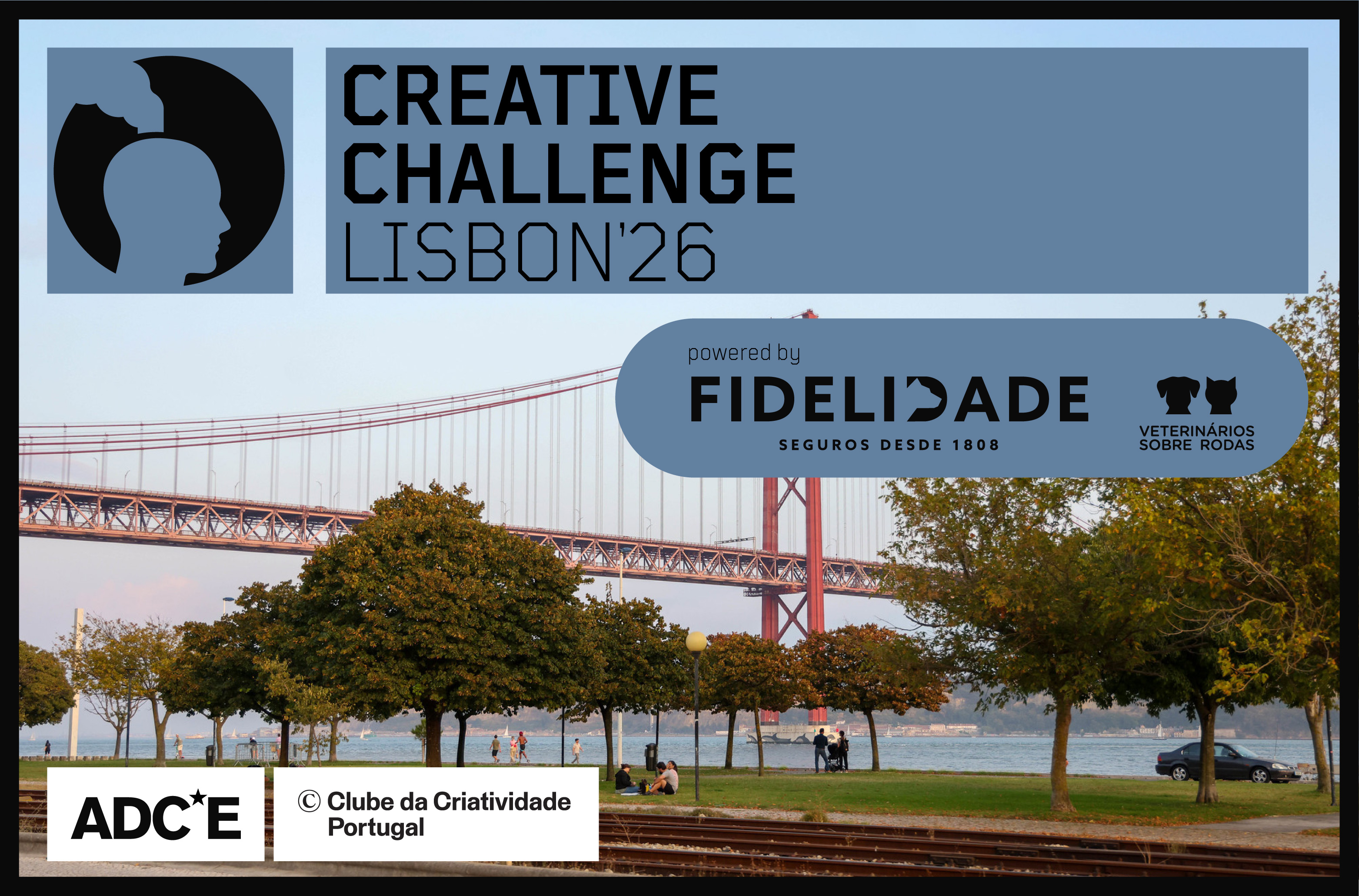 2026 A Veterinários Sobre Rodas e a Fidelidade juntam-se ao Clube para lançar o Creative Challenge Lisbon rumo ao ADCE Creative Express
