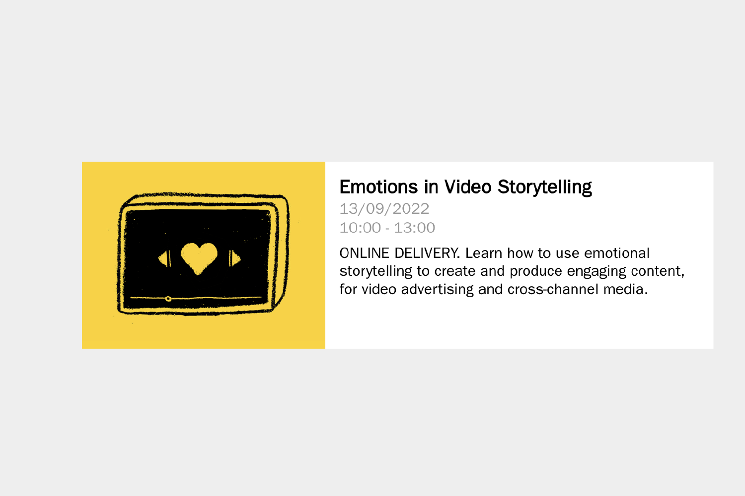 Emotions in Video Storytelling