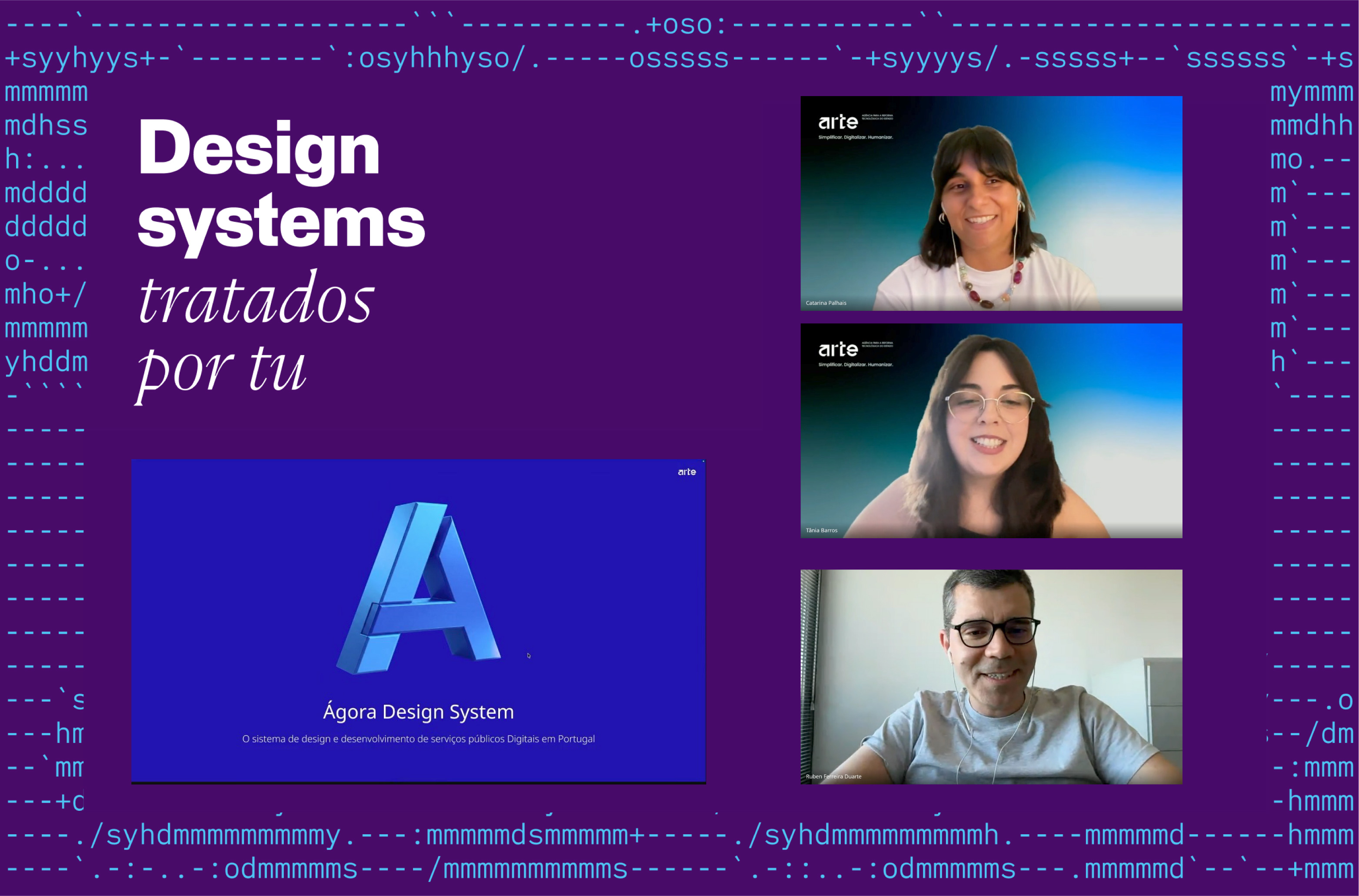 2026 Já podes rever a primeira sessão da segunda temporada do webinar "Design systems tratados por tu"