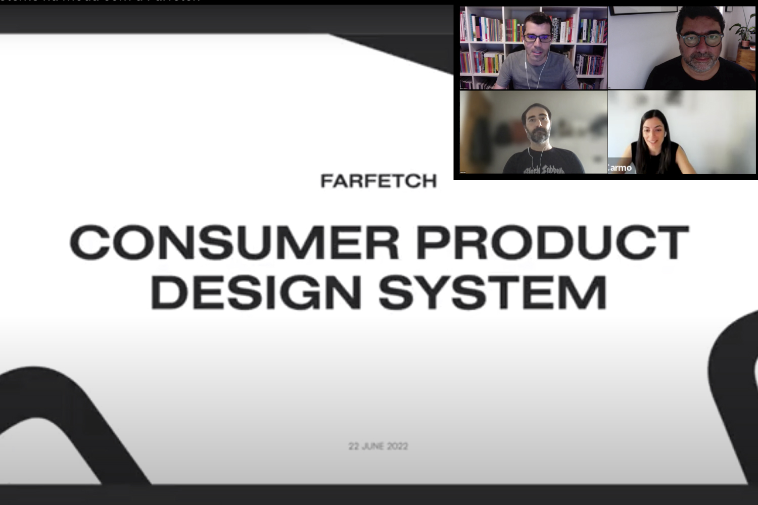 2022 Revê a sessão dos Design systems com a Farfetch