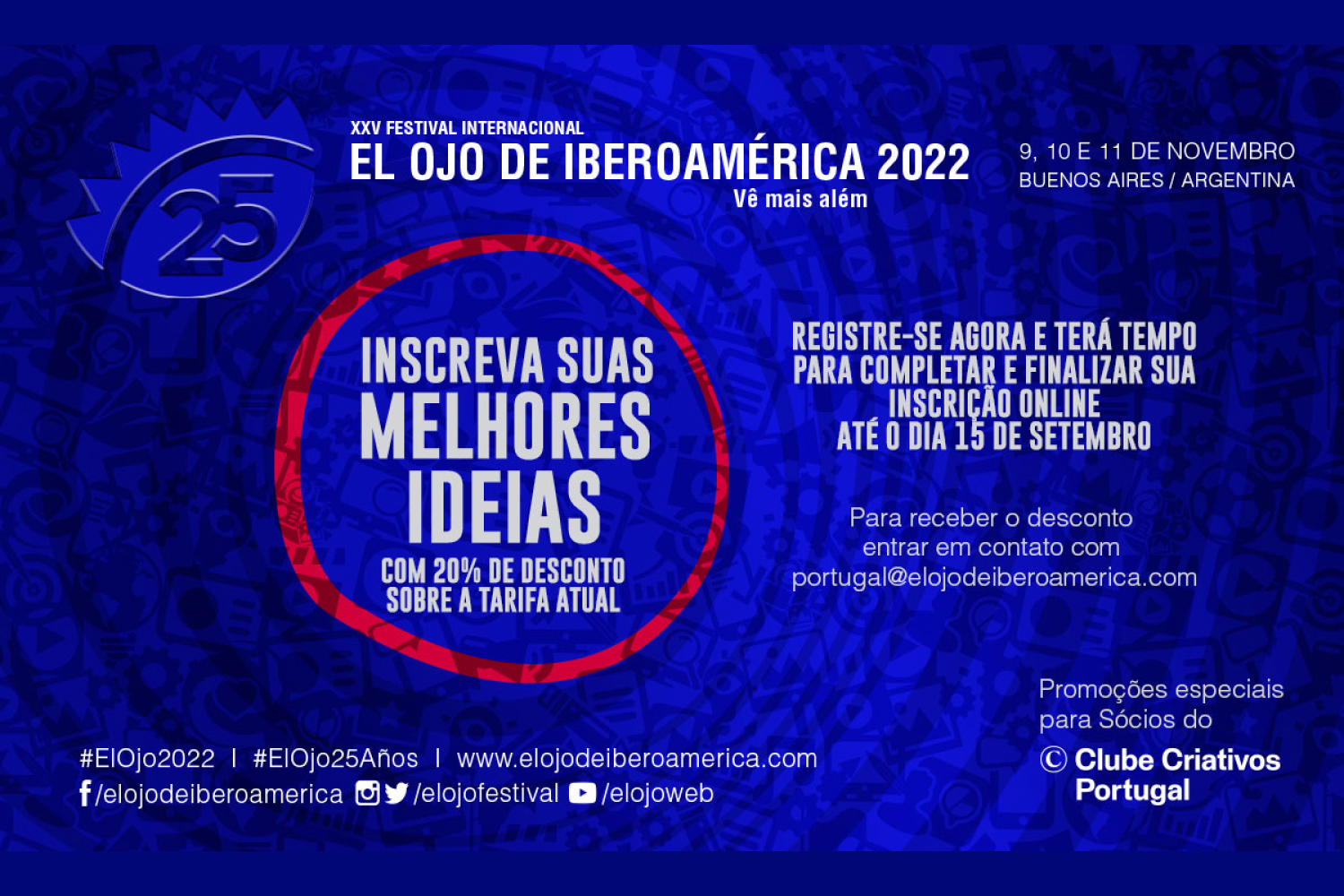 O Festival El Ojo celebra 25 anos e oferece descontos aos Sócios CCP