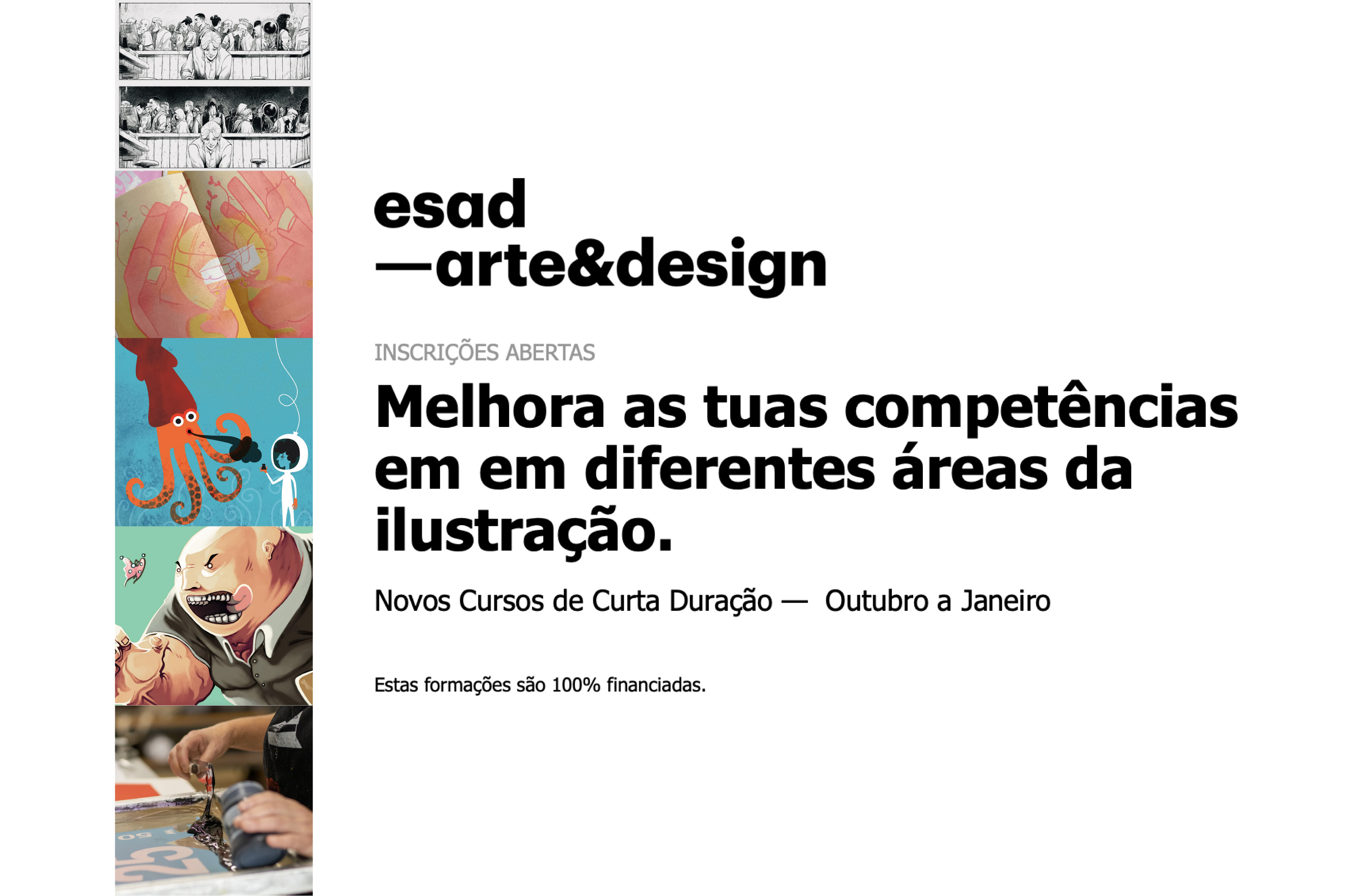 Cursos de Curta Duração em diferentes áreas da ilustração