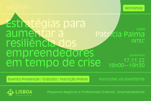 CIM Workshop Estratégias para aumentar a resiliência dos empreendedores em tempo de crise
