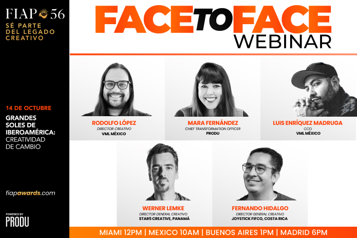 Webinar FIAP Face to Face | Grandes Soles de Iberoamérica: Creatividad de cambio