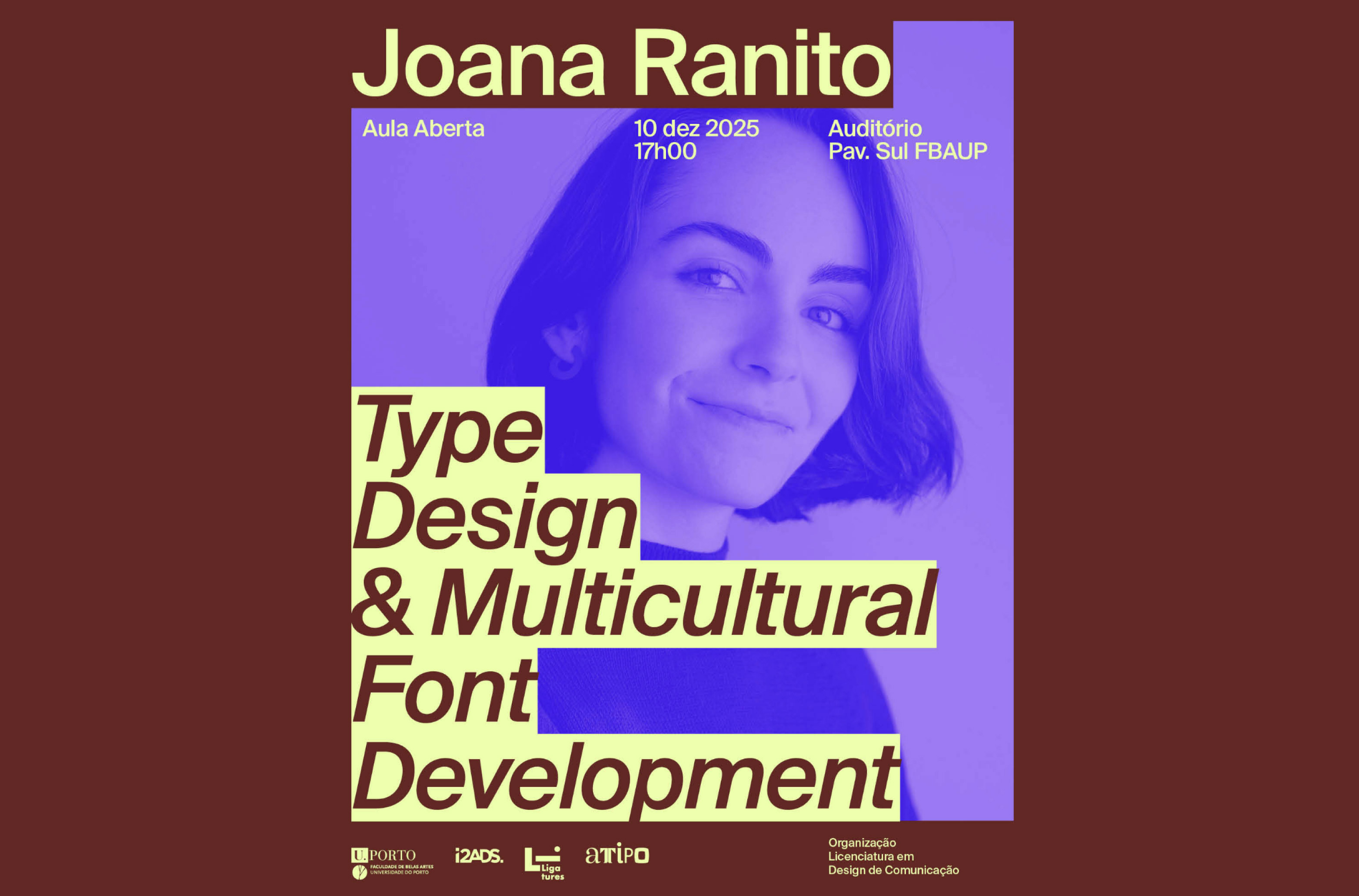 Design de Tipografia e Desenvolvimento de Fontes Multiculturais com Joana Ranito