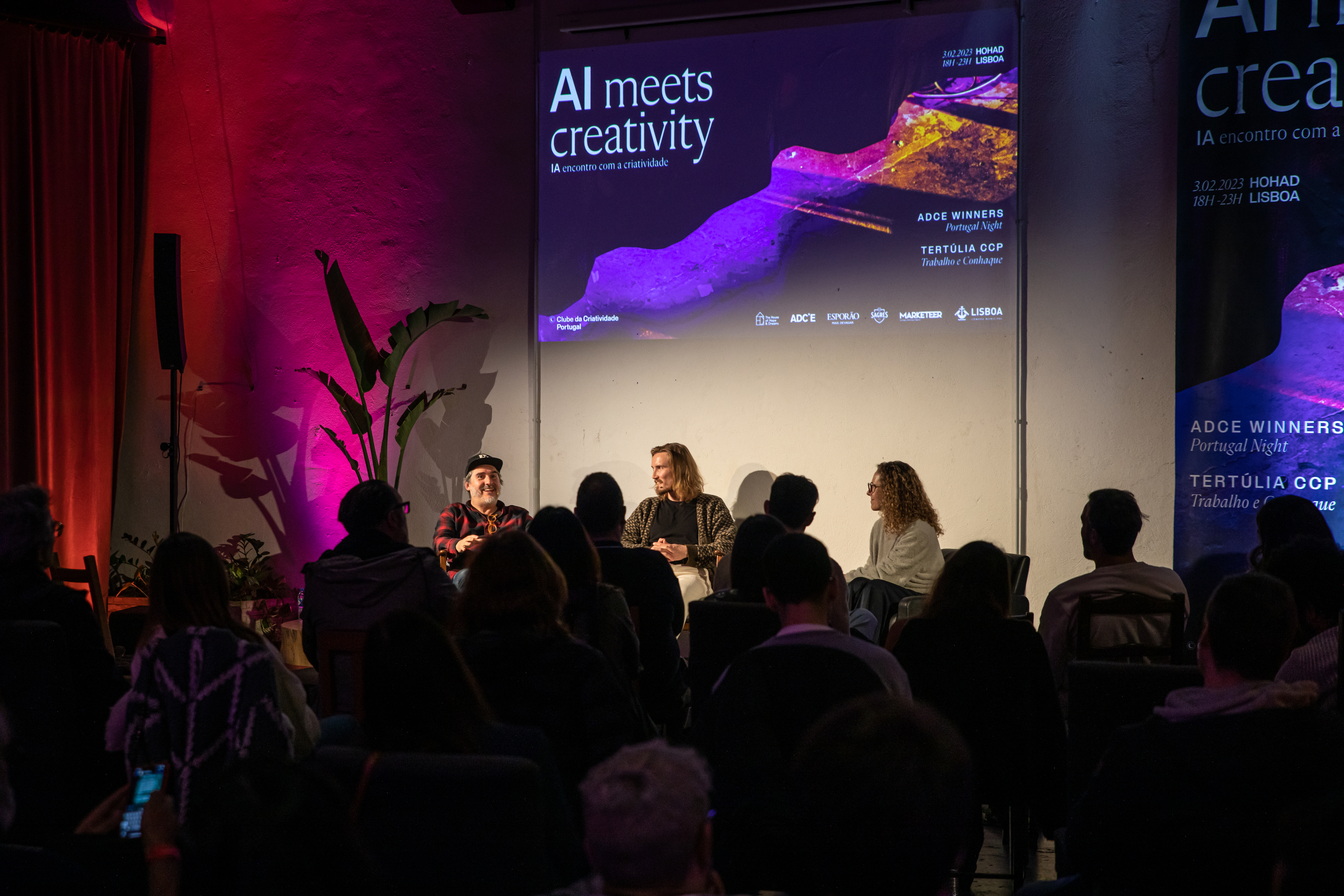 2023 AI meets creativity: Tertúlia CCP Trabalho e Conhaque com casa cheia
