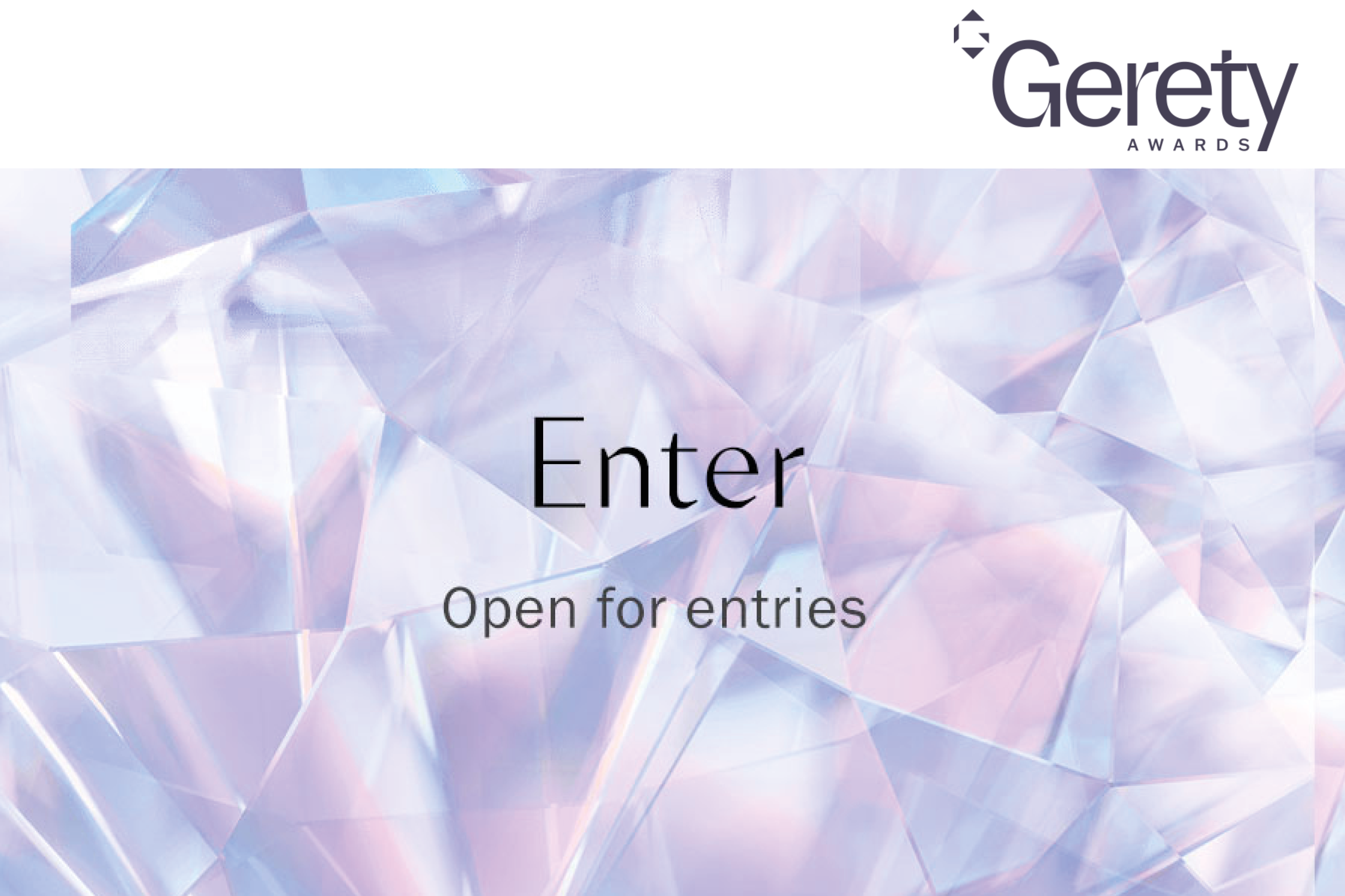 Inscrições Gerety Awards