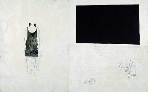 Julião Sarmento, Abstracto, Branco, Tóxico e Volátil