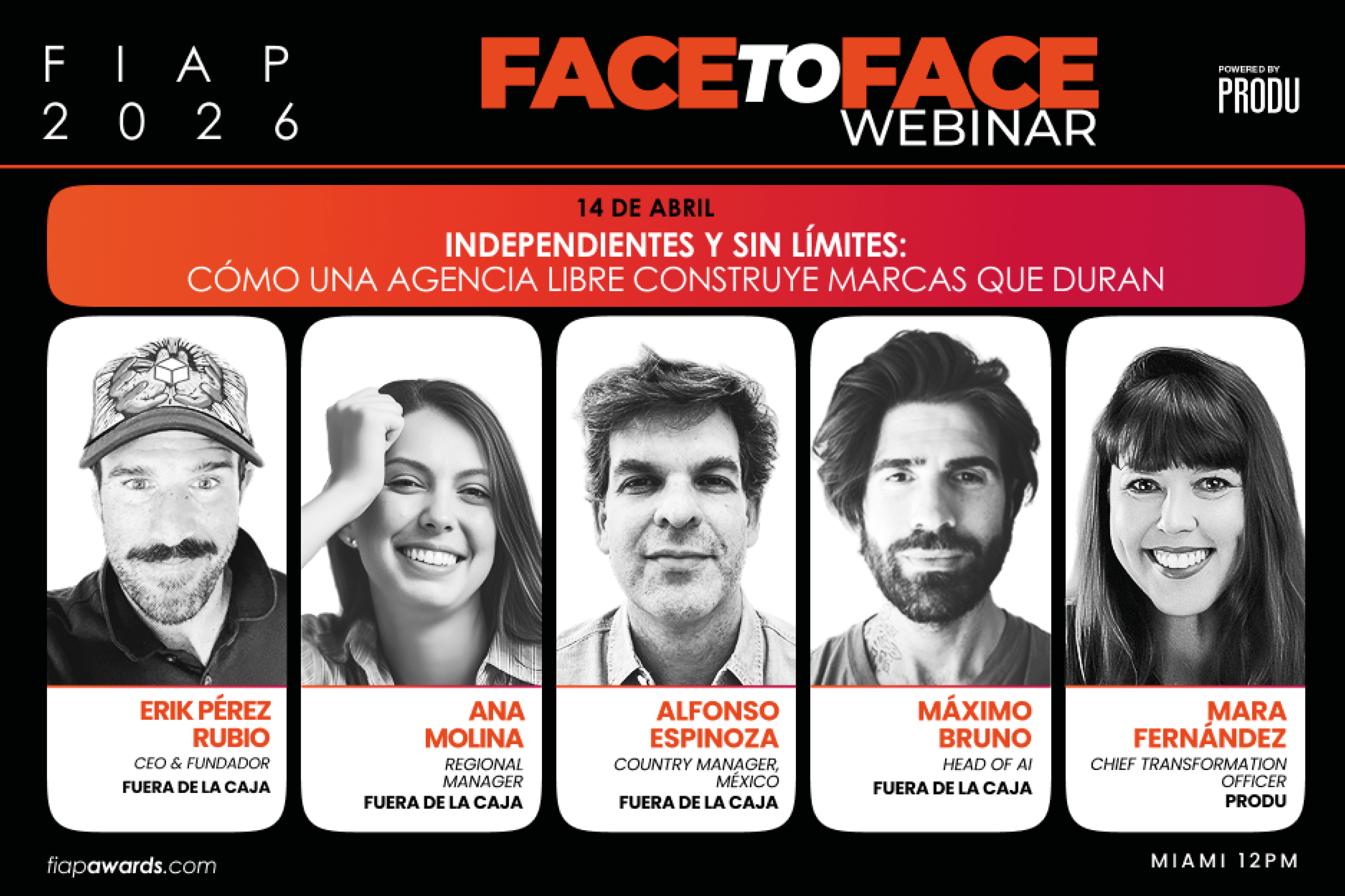 Webinar Face to Face | Independientes y sin límites: Cómo una agencia libre construye marcas que duran
