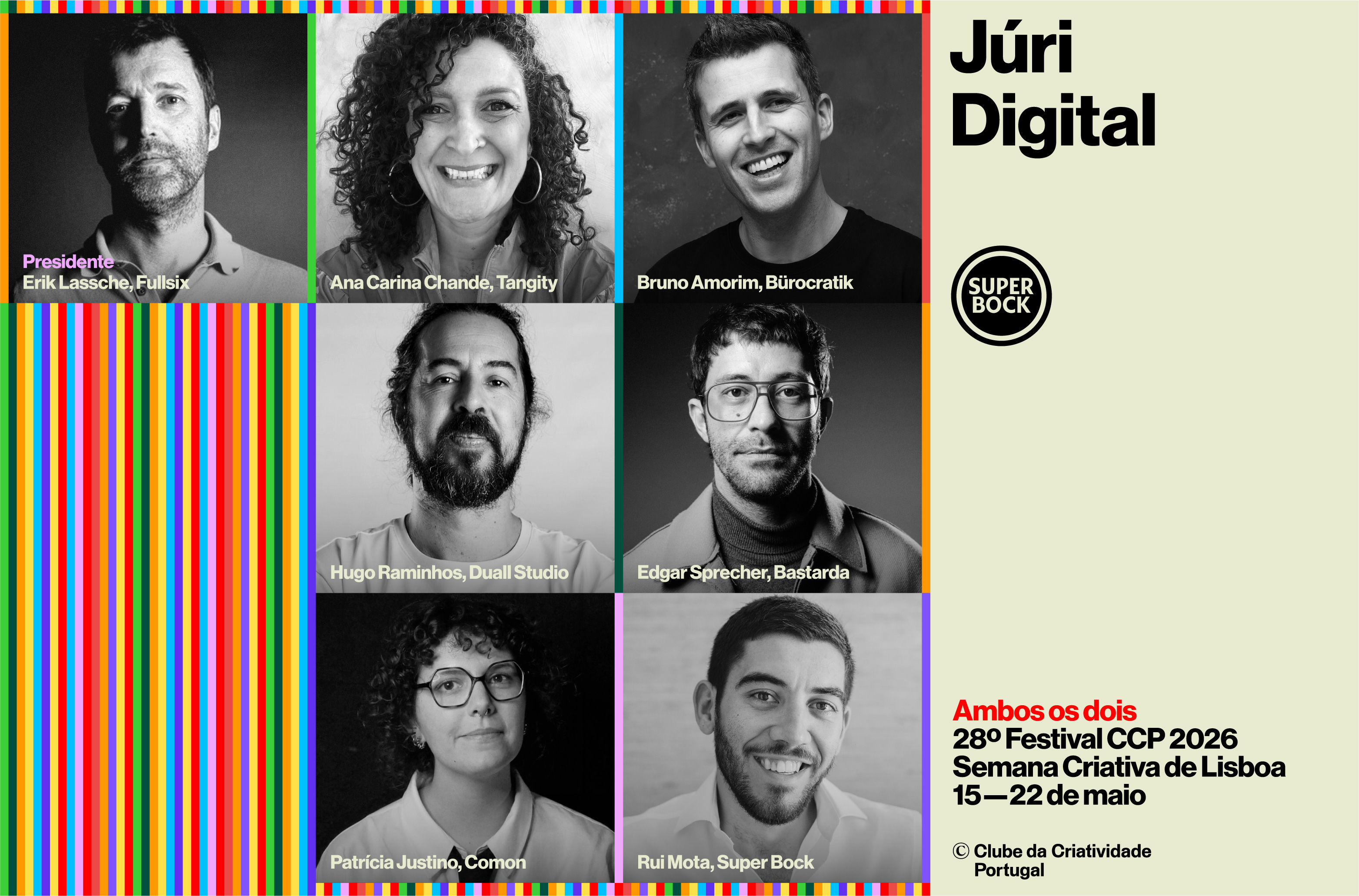 2026 O Clube revela o Júri Oficial do 28º Festival CCP 2026