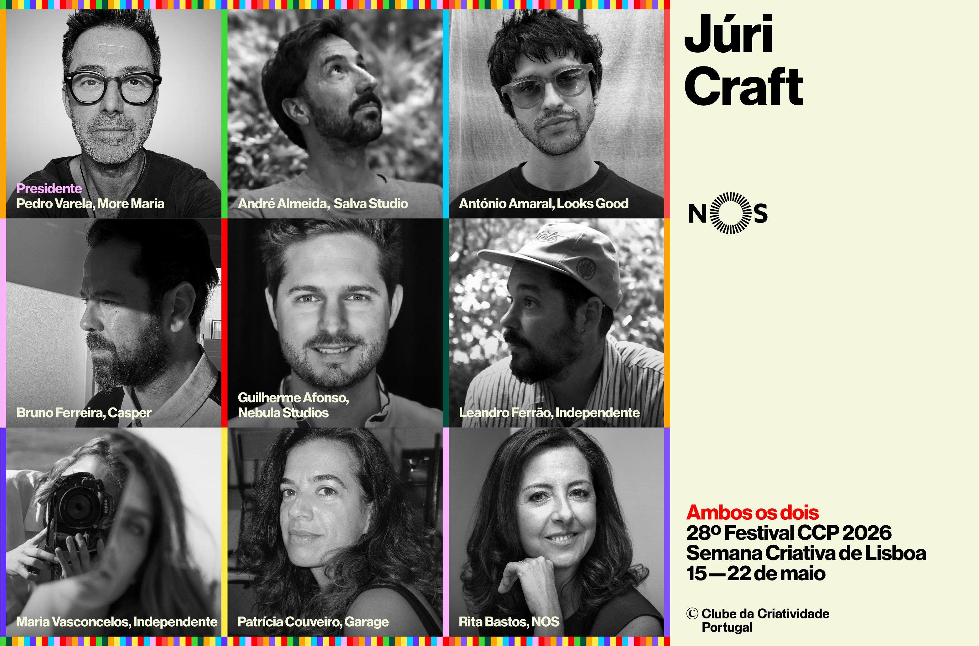 2026 O Clube revela o Júri Oficial do 28º Festival CCP 2026