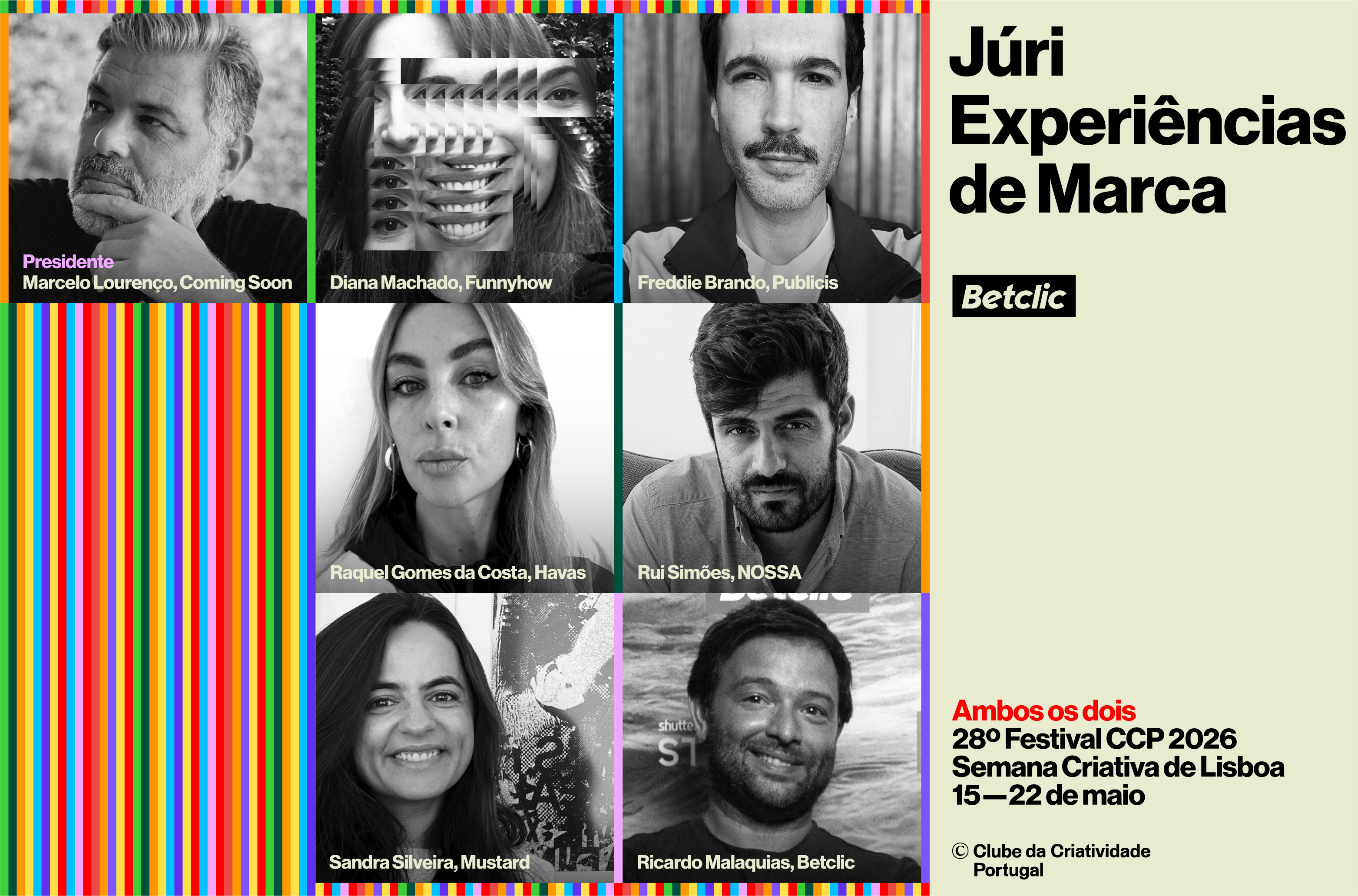 2026 O Clube revela o Júri Oficial do 28º Festival CCP 2026