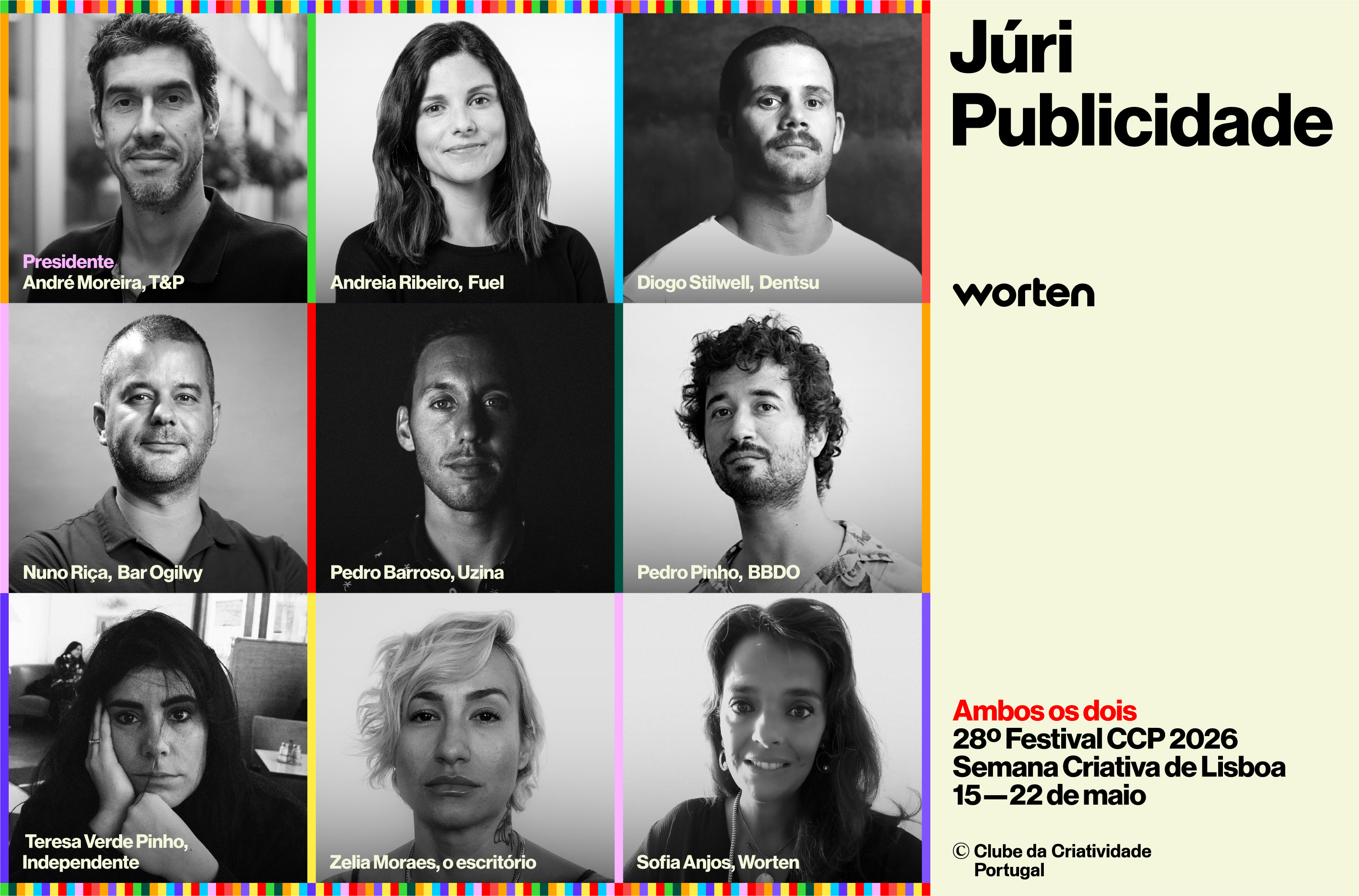 2026 O Clube revela o Júri Oficial do 28º Festival CCP 2026