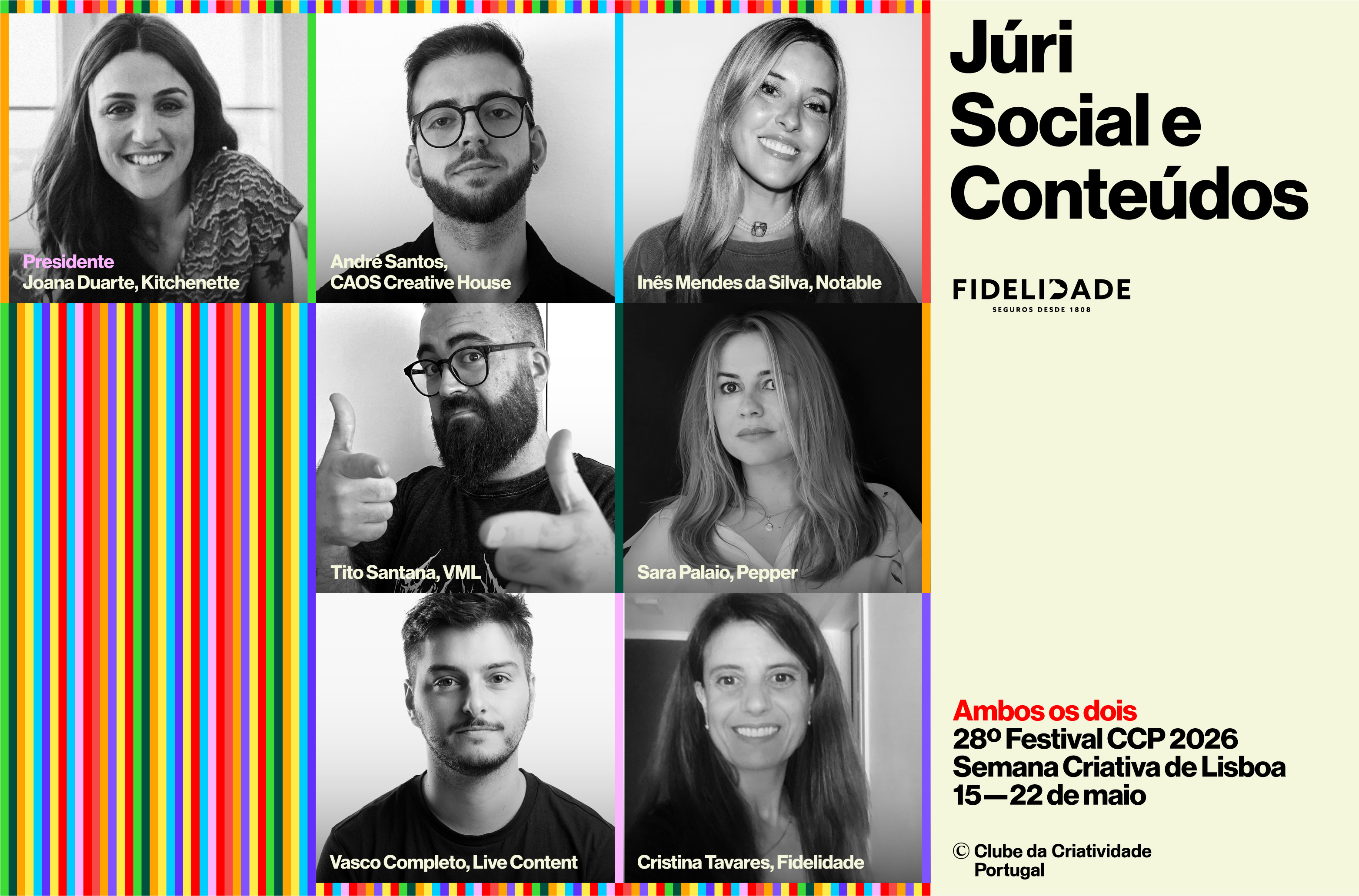 2026 O Clube revela o Júri Oficial do 28º Festival CCP 2026