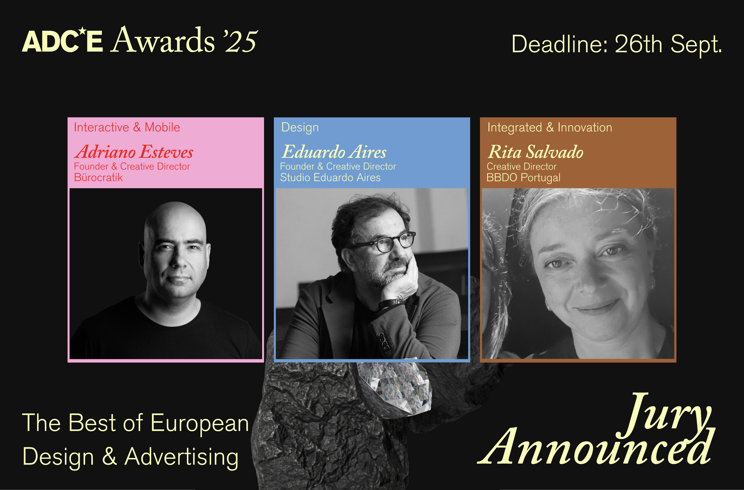 2025 Três profissionais portugueses fazem parte do júri dos ADCE Awards 2025