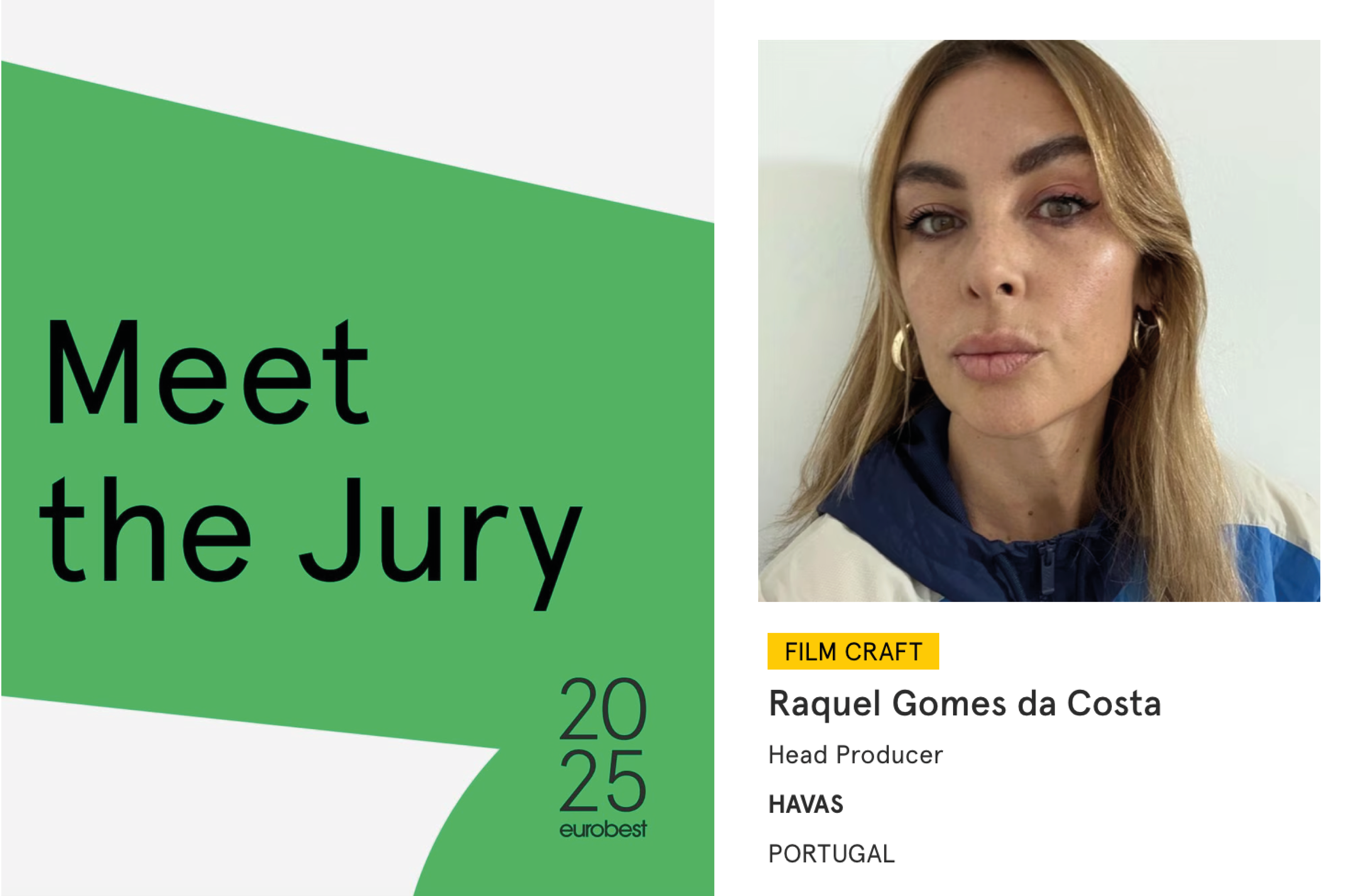 2025 Raquel Gomes da Costa integra Júri do Eurobest 2025