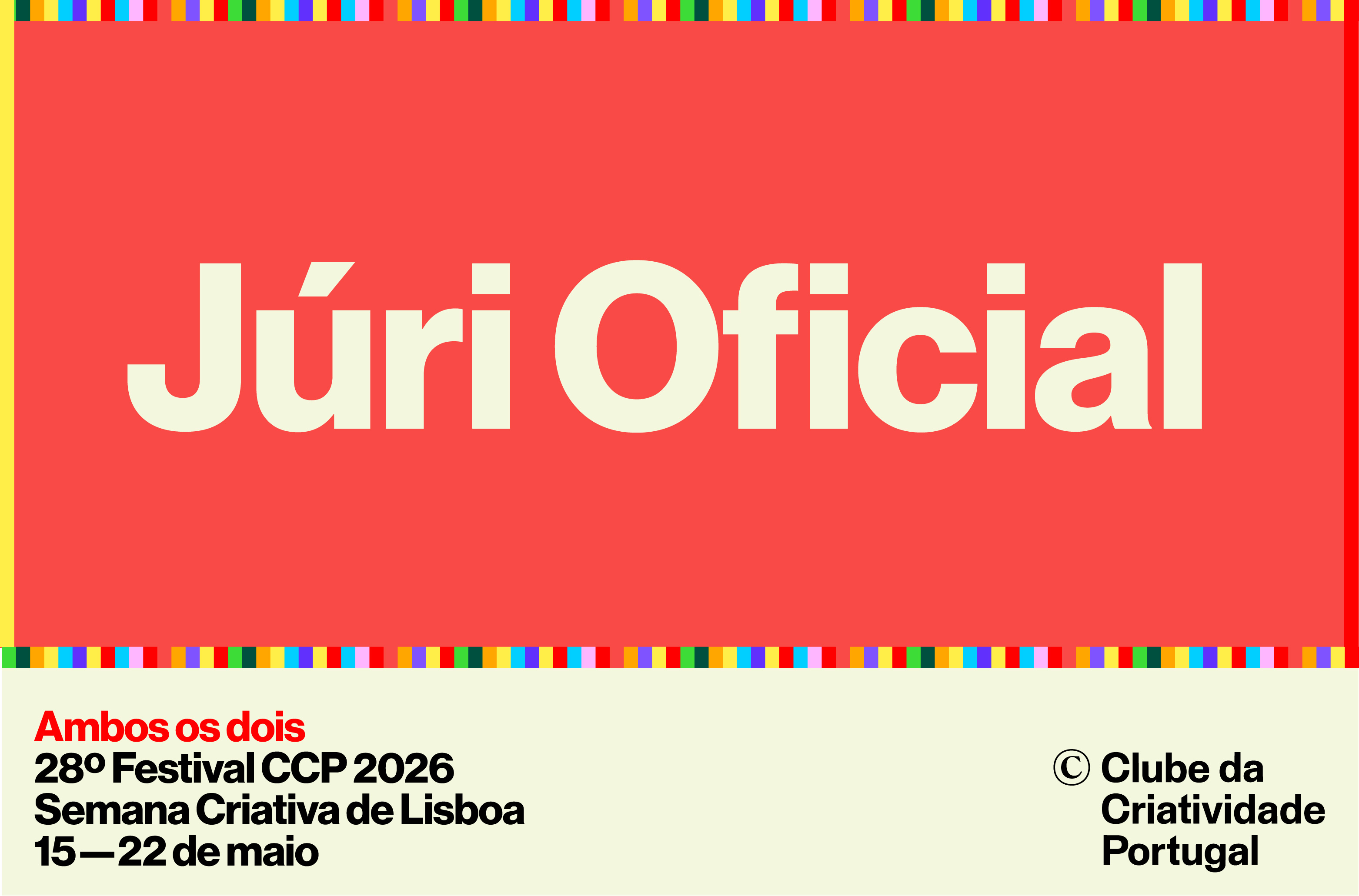 2026 O Clube revela o Júri Oficial do 28º Festival CCP 2026