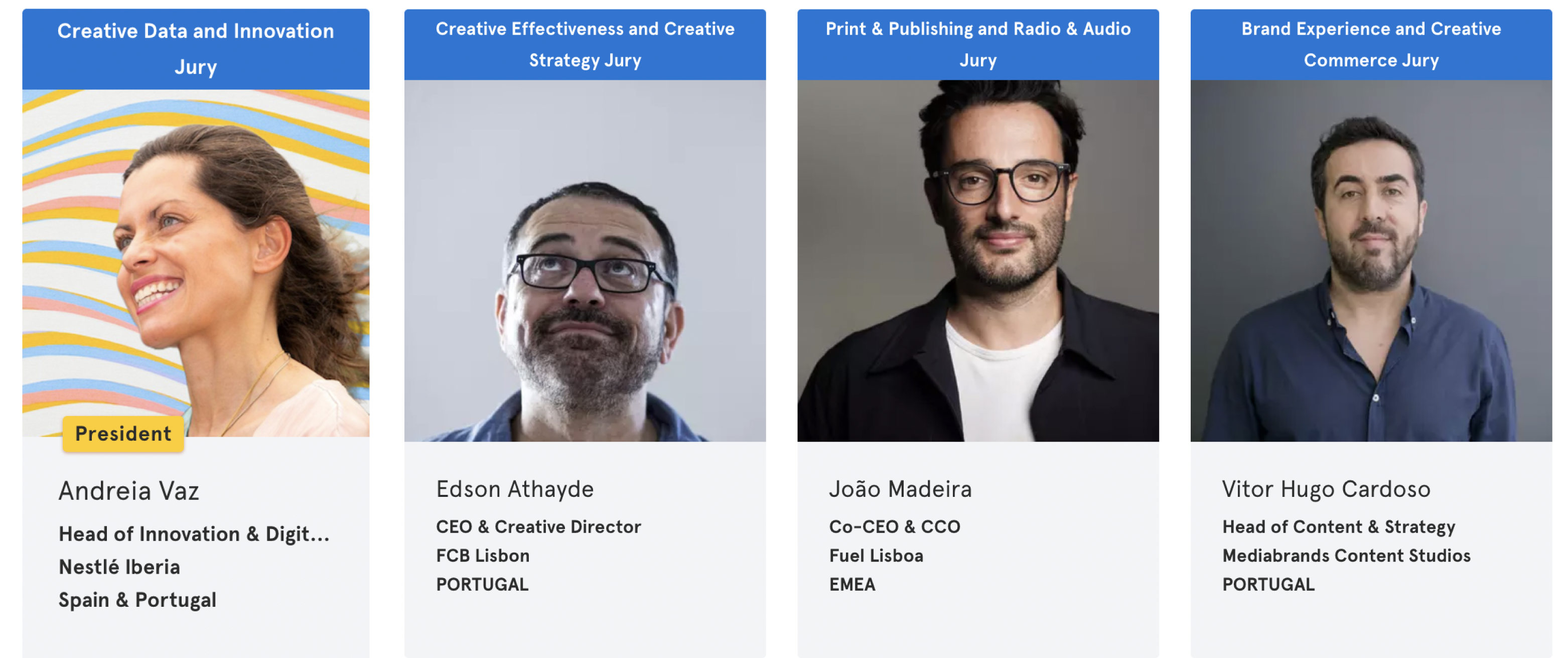 Eurobest 2022 com portugueses no grupo de júri.