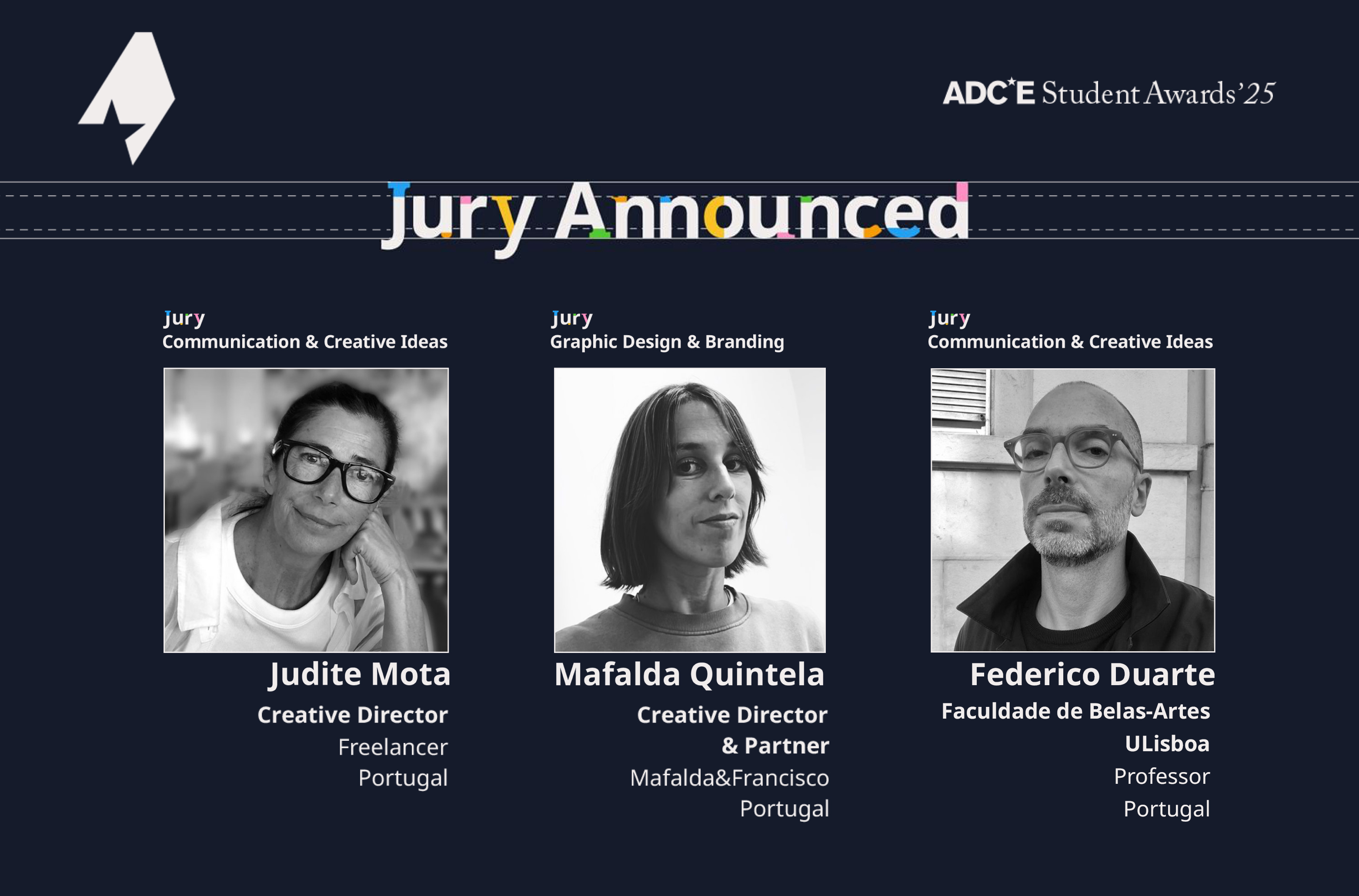2025 ADCE revela o júri da segunda edição dos Student Awards