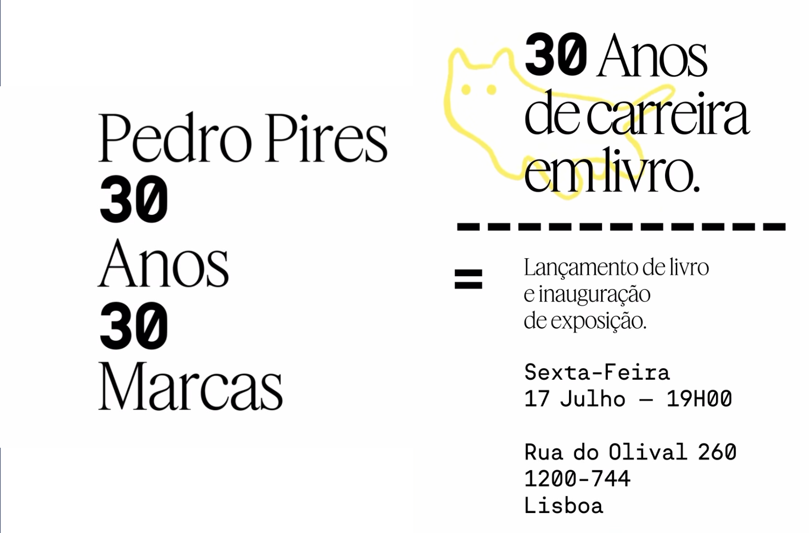 Lançamento do livro "30 Anos · 30 Marcas — Pedro Pires"
