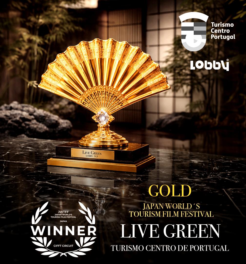 2026 Lobby vence dois Ouros nos CIFFT World’s Best Tourism Film Awards 2026