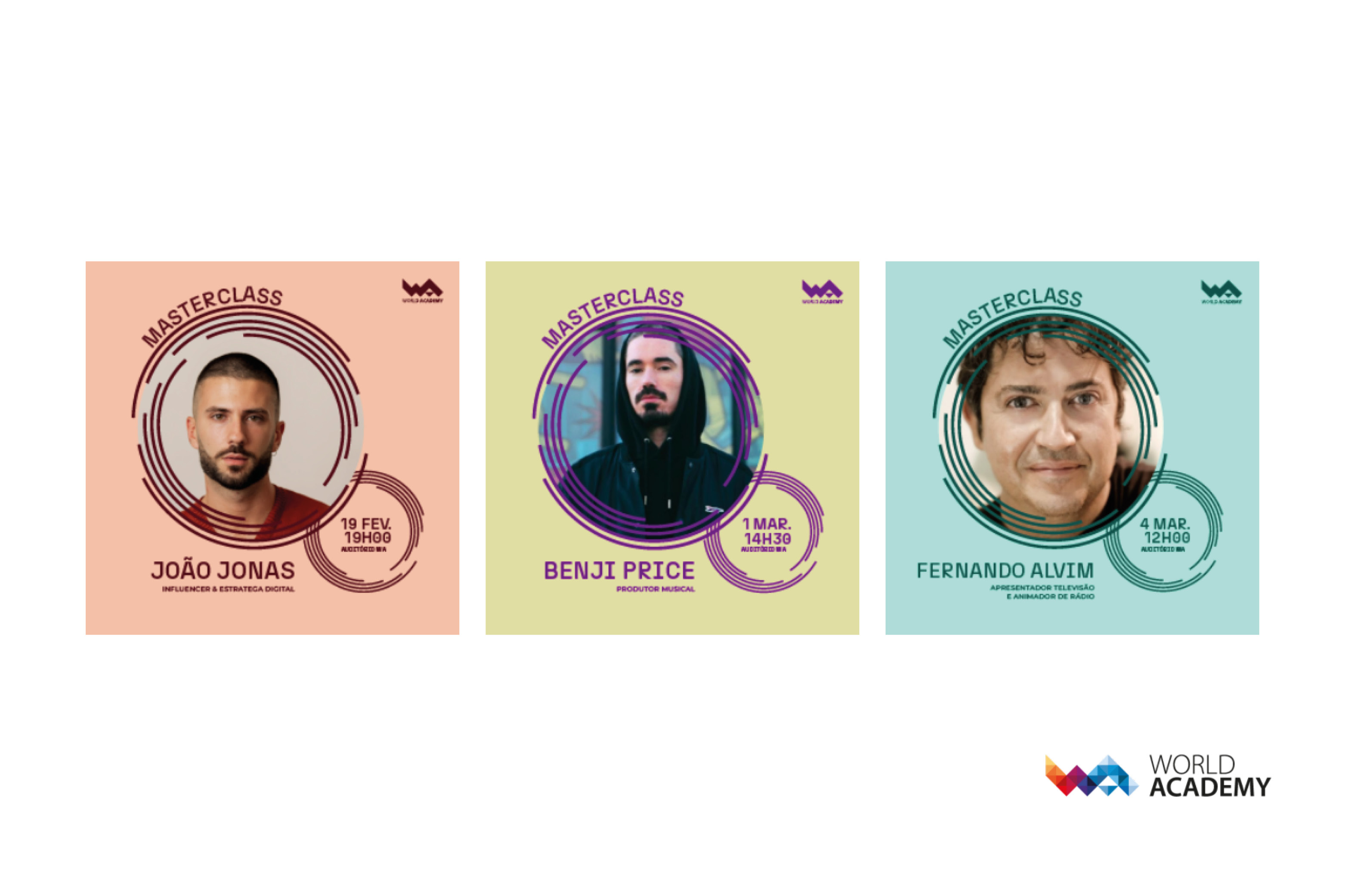 Masterclasses Gratuitas na World Academy