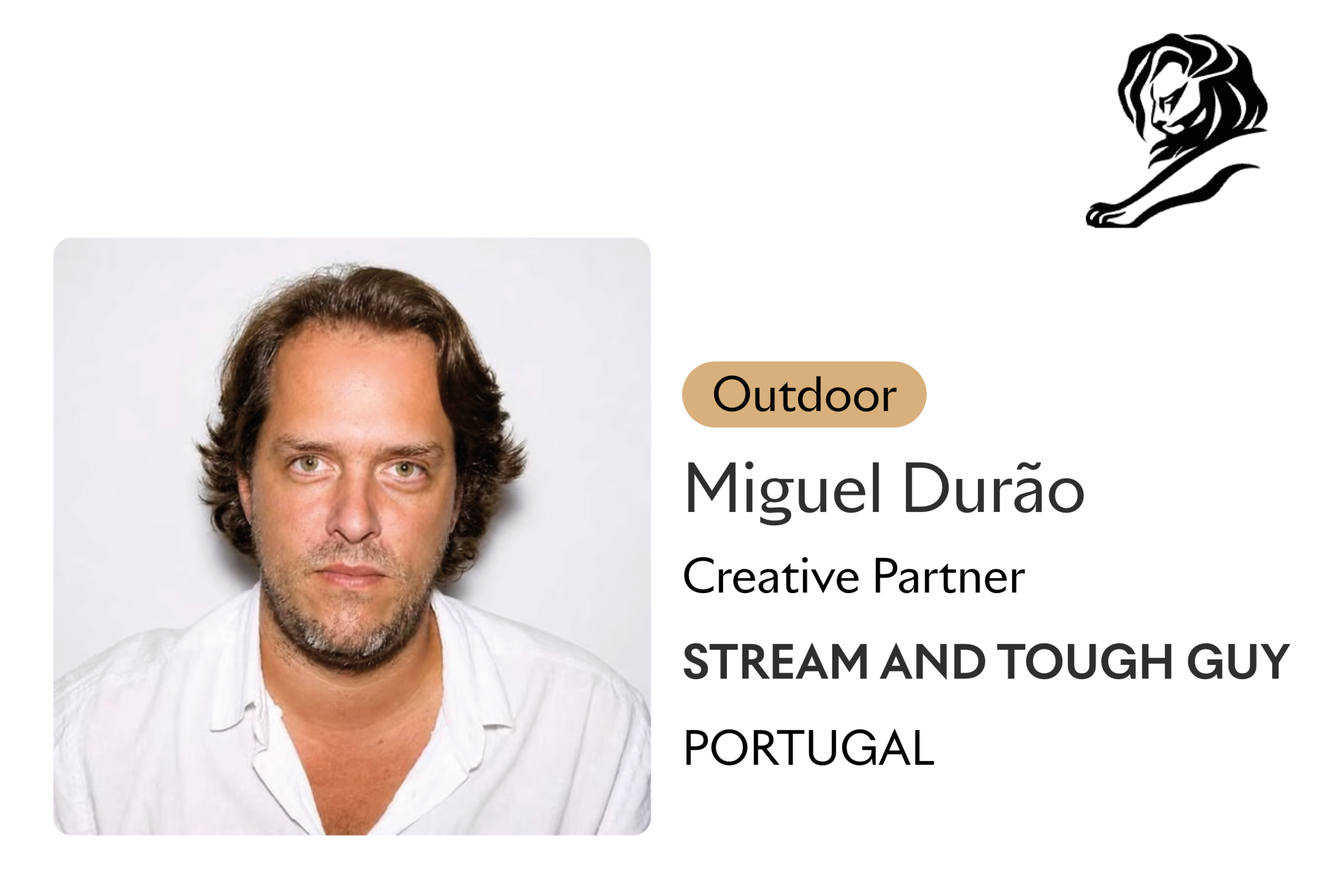 2026 Miguel Durão faz parte do júri de shortlist dos Cannes Lions 2026