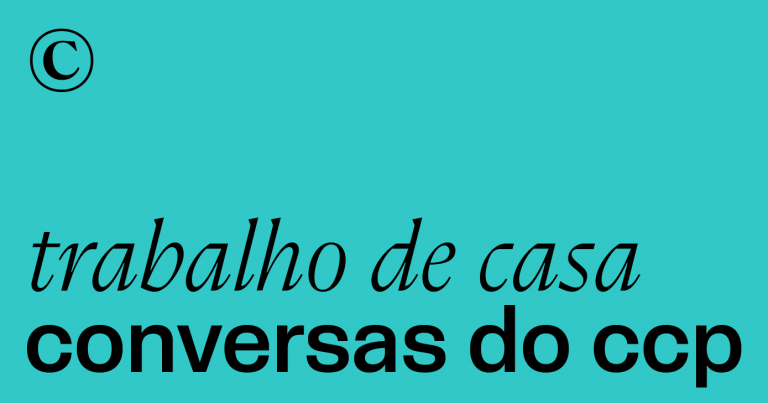 2020 - Trabalho de Casa. Conversas CCP