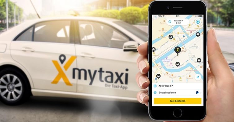 mytaxi | pickup spot