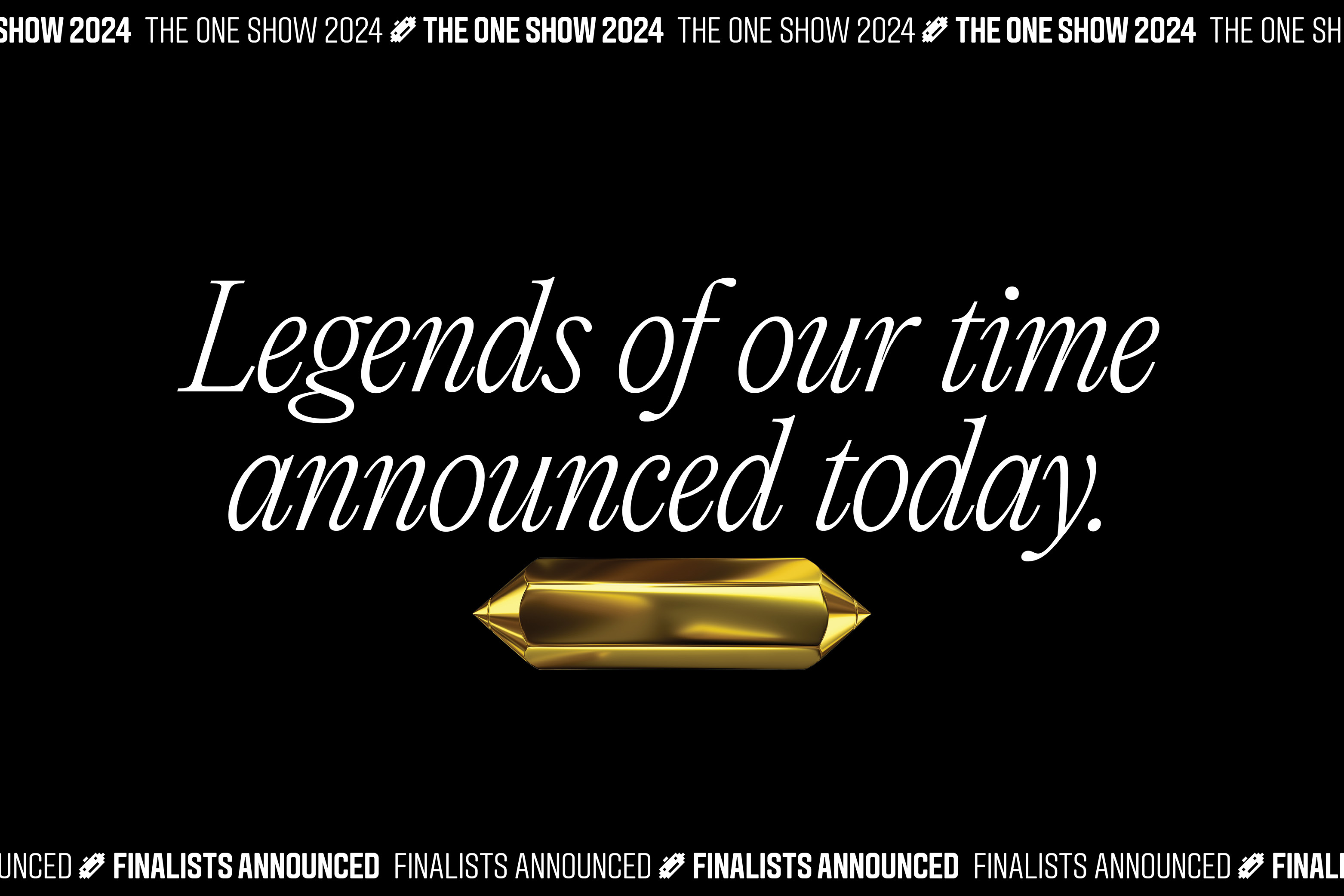 2024 Já é conhecida a Shortlist final da 51ª Edição do The One Show 2024
