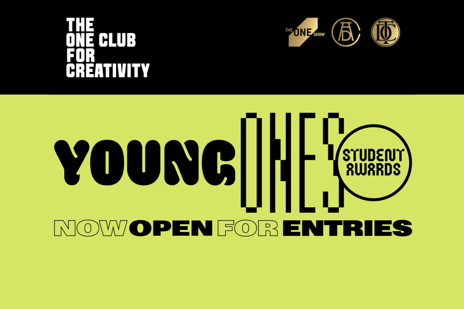 Inscrições para o Young Ones Student Awards
