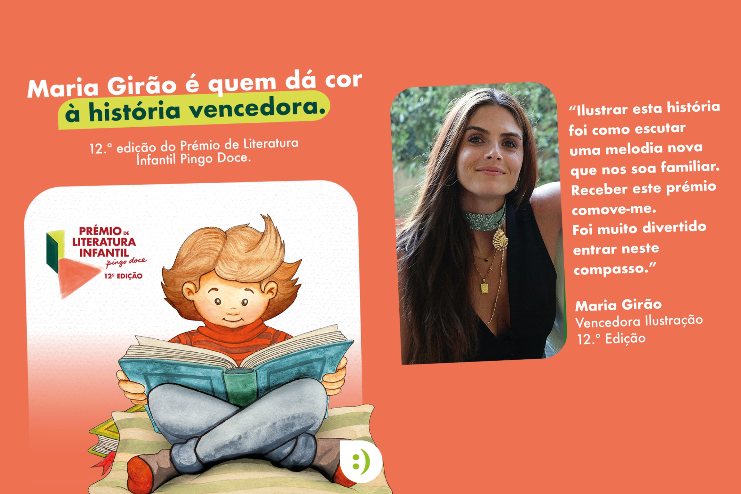 2025 Maria Girão vence a fase de ilustração do 12º Prémio de Literatura Infantil Pingo Doce
