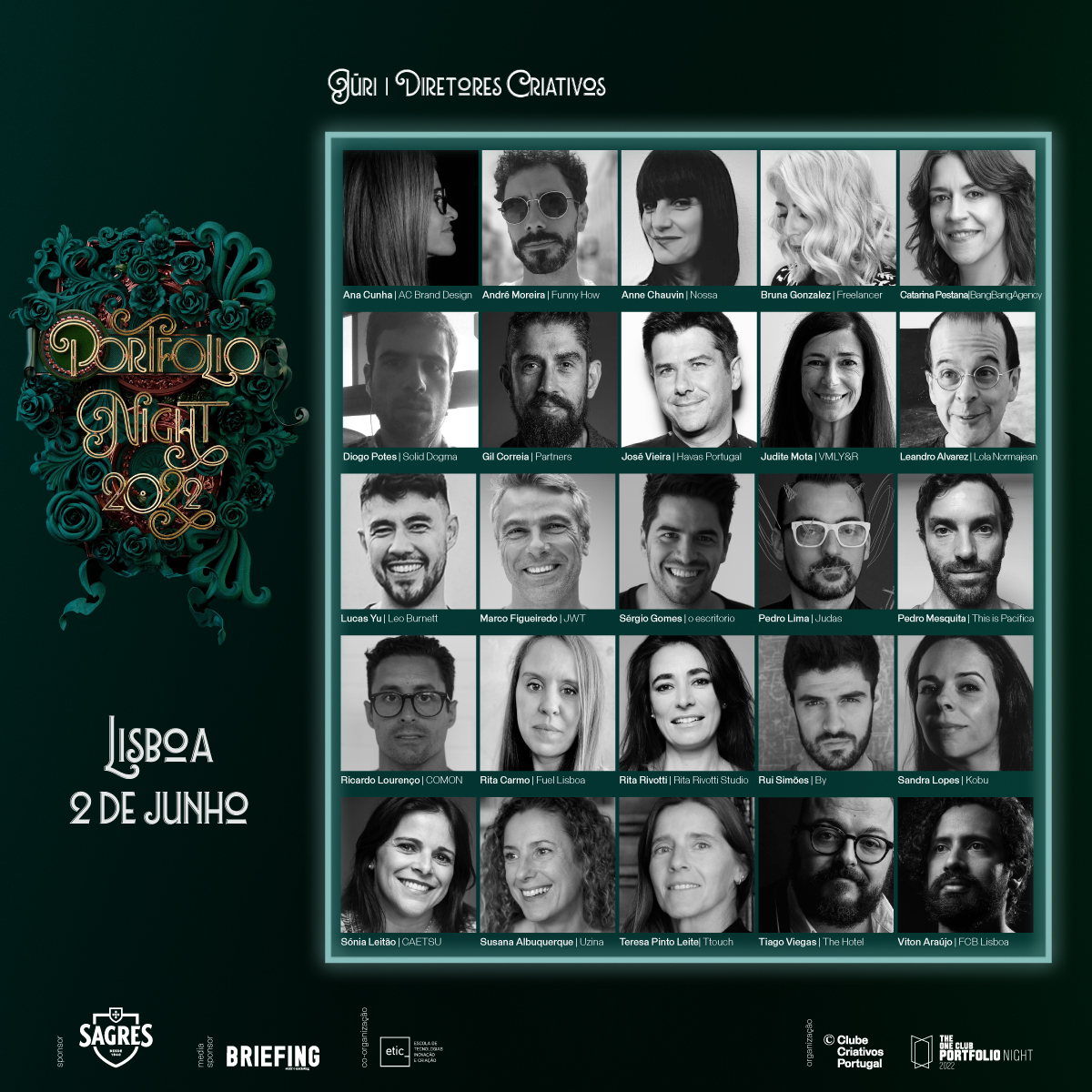 2022 Portfolio Night All-Stars de 2022 será virtual. Portfolio Night em Lisboa mantém-se presencial.