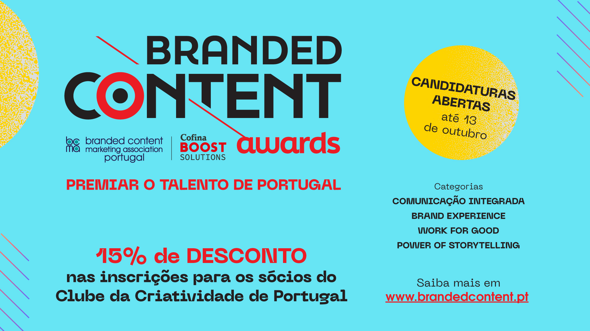 2023 BCMA e Cofina lançam os Branded Content Awards e as candidaturas já estão abertas