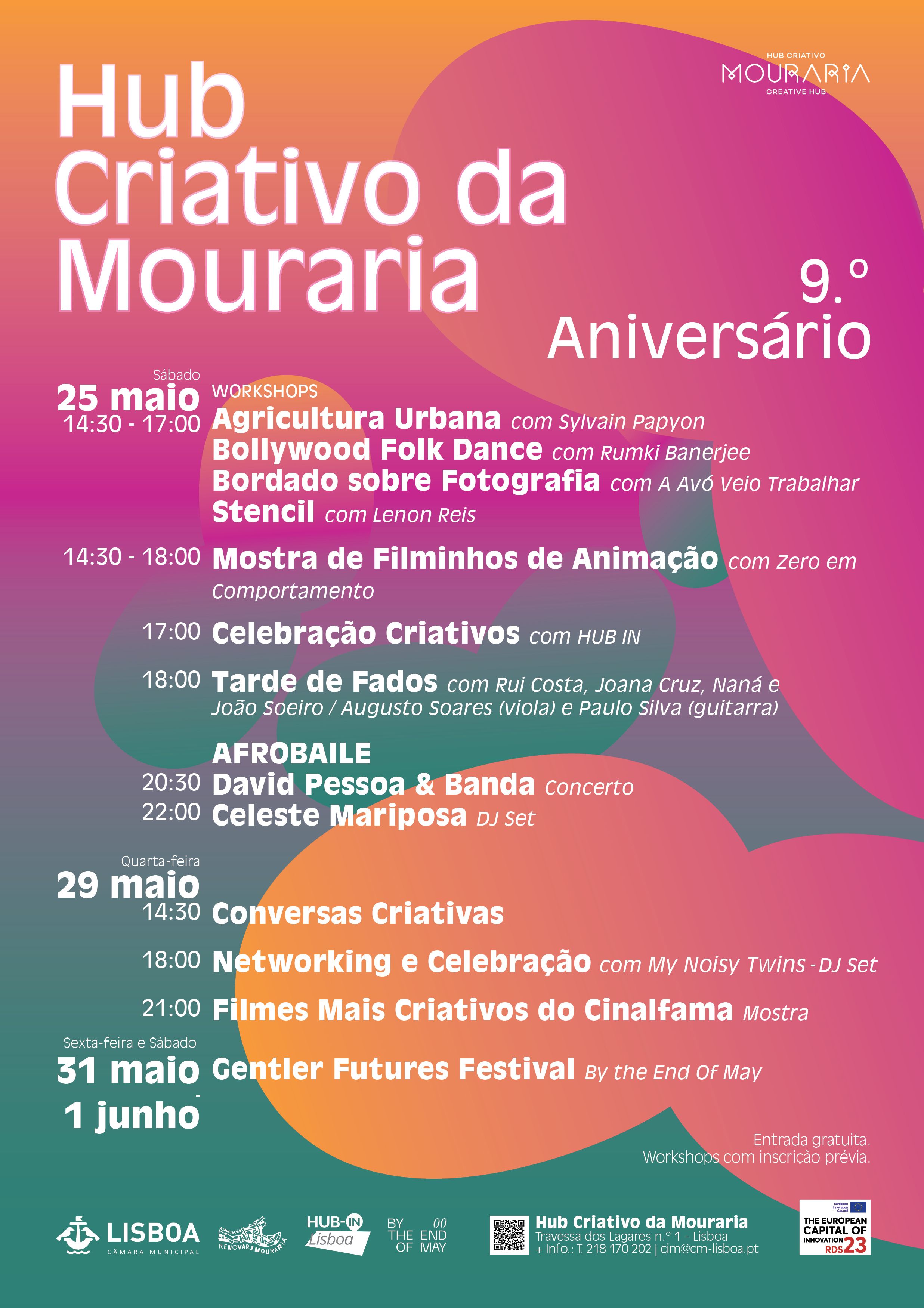 9.º Aniversário do Hub Criativo da Mouraria
