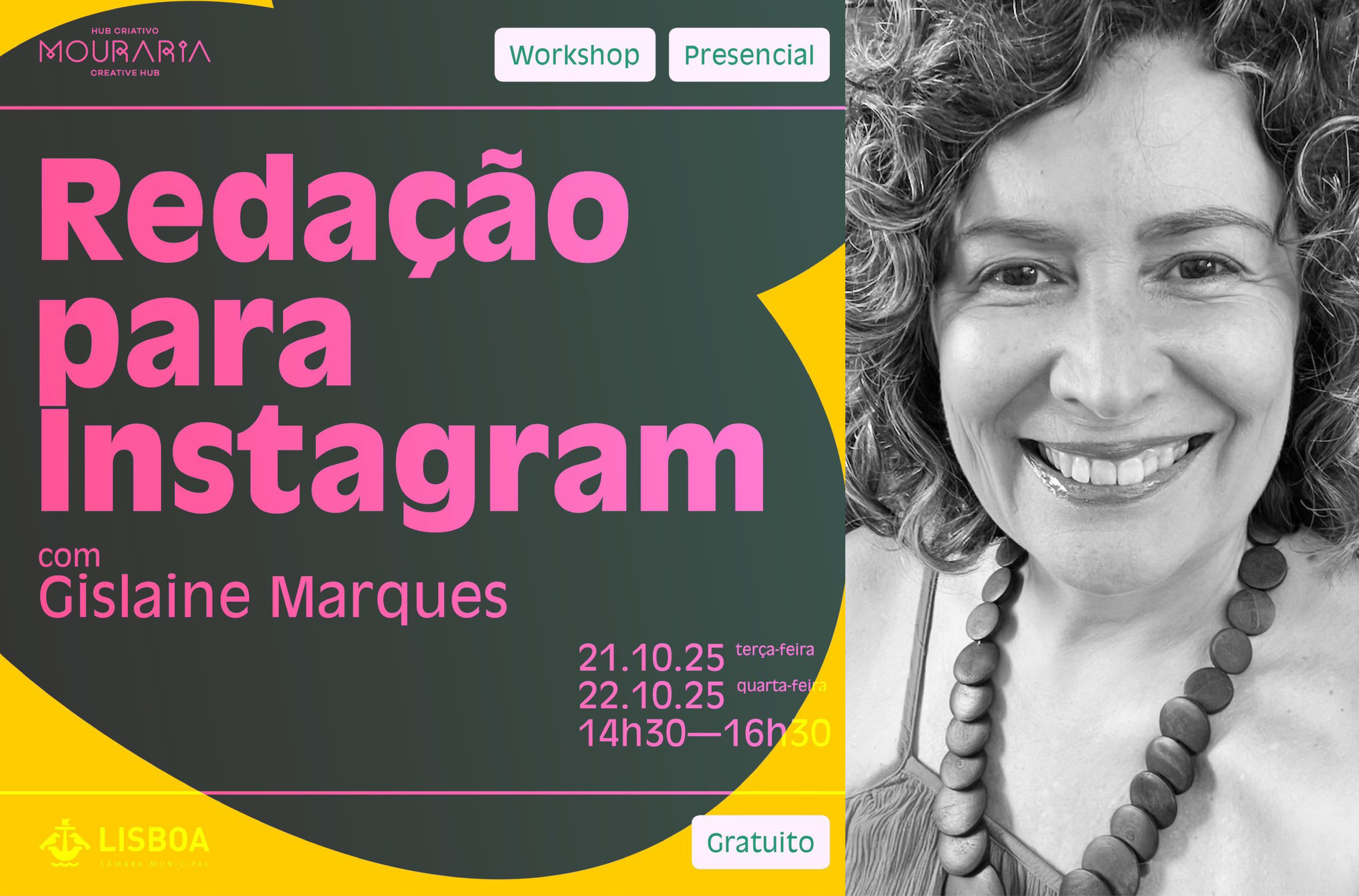Workshop gratuito | Redação para Instagram