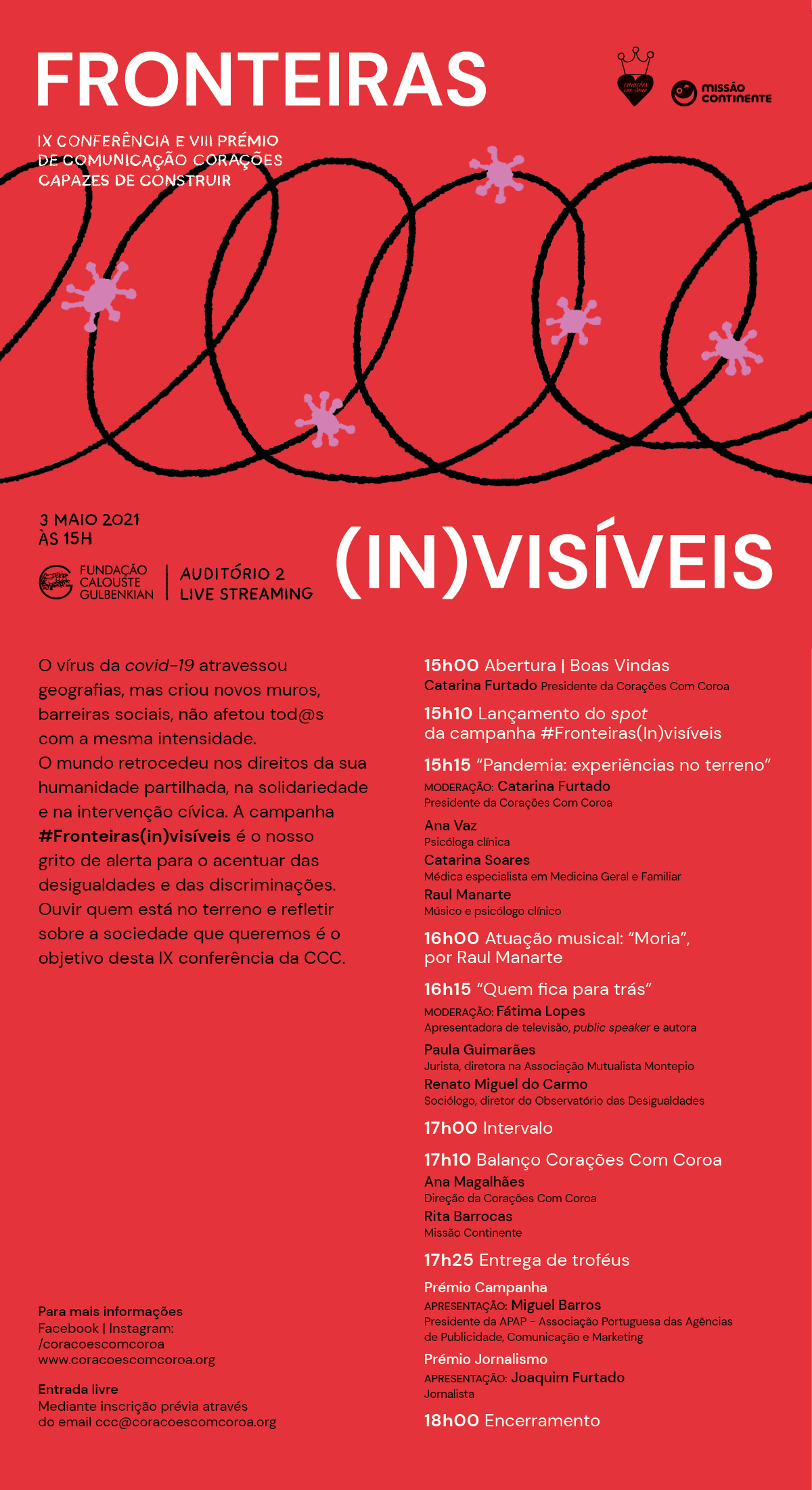 170 IX Conferência e VIII Prémio de Comunicação Corações Capazes de Construir