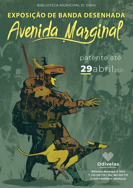 Exposição de Banda Desenhada Avenida Marginal na Biblioteca Municipal D. Dinis