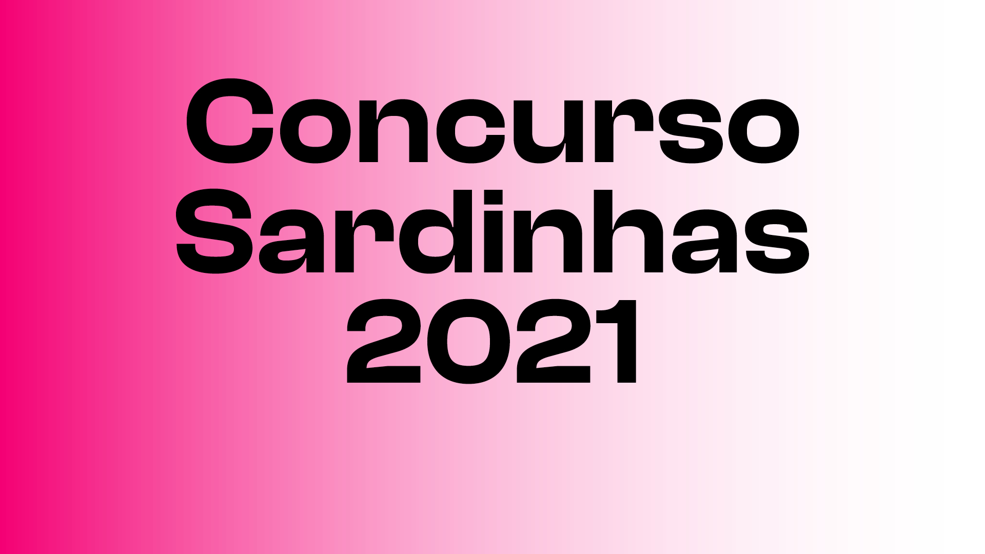 201 Concurso Sardinhas