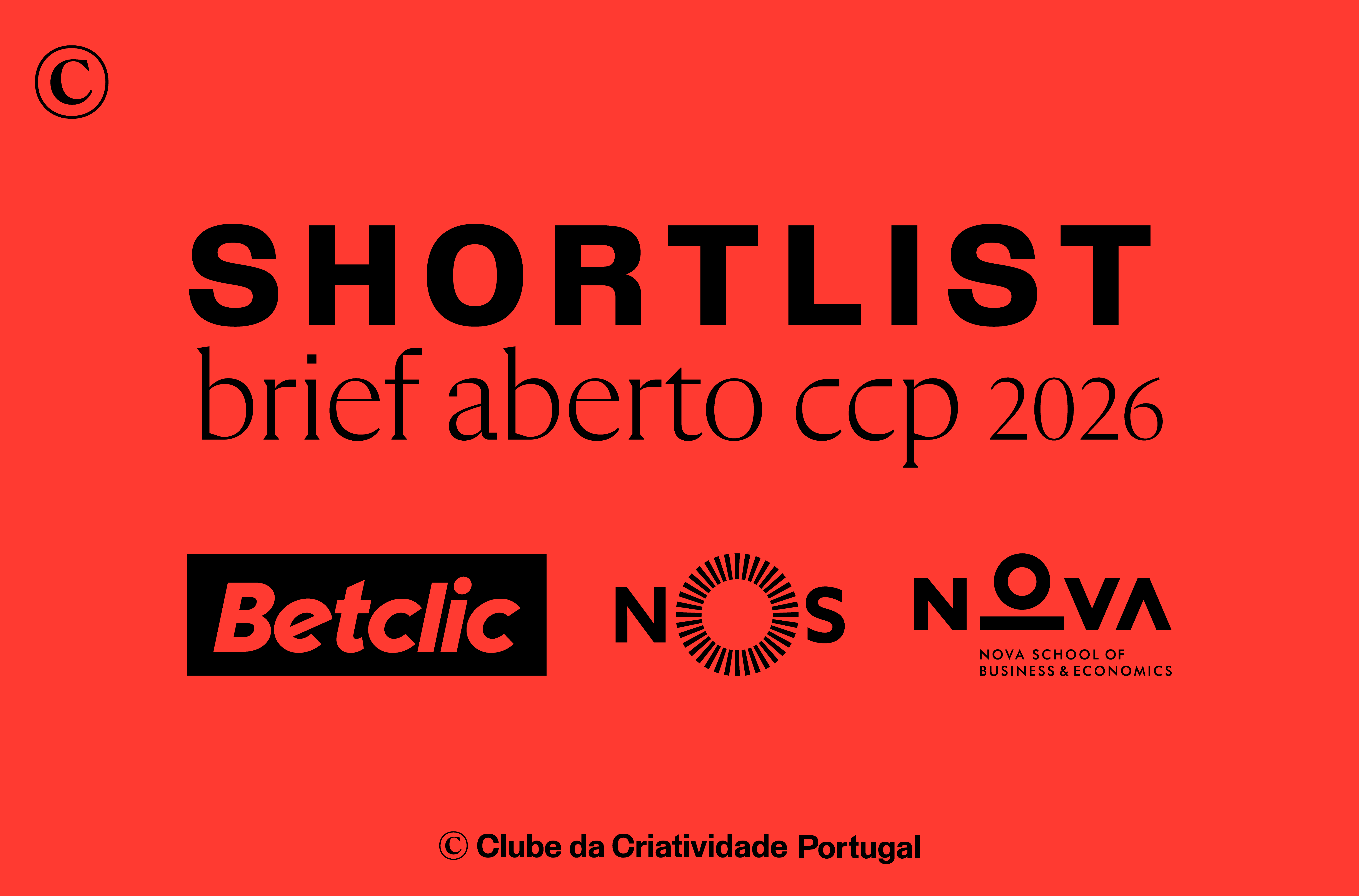 2026 O Clube revela a Shortlist dos Briefs Abertos CCP 2026