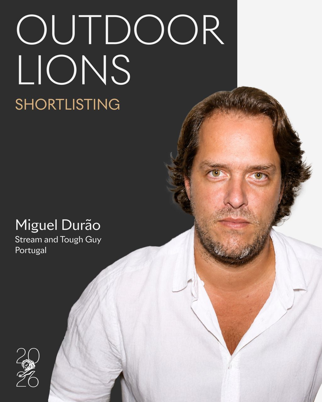 2026 Miguel Durão faz parte do júri de shortlist dos Cannes Lions 2026