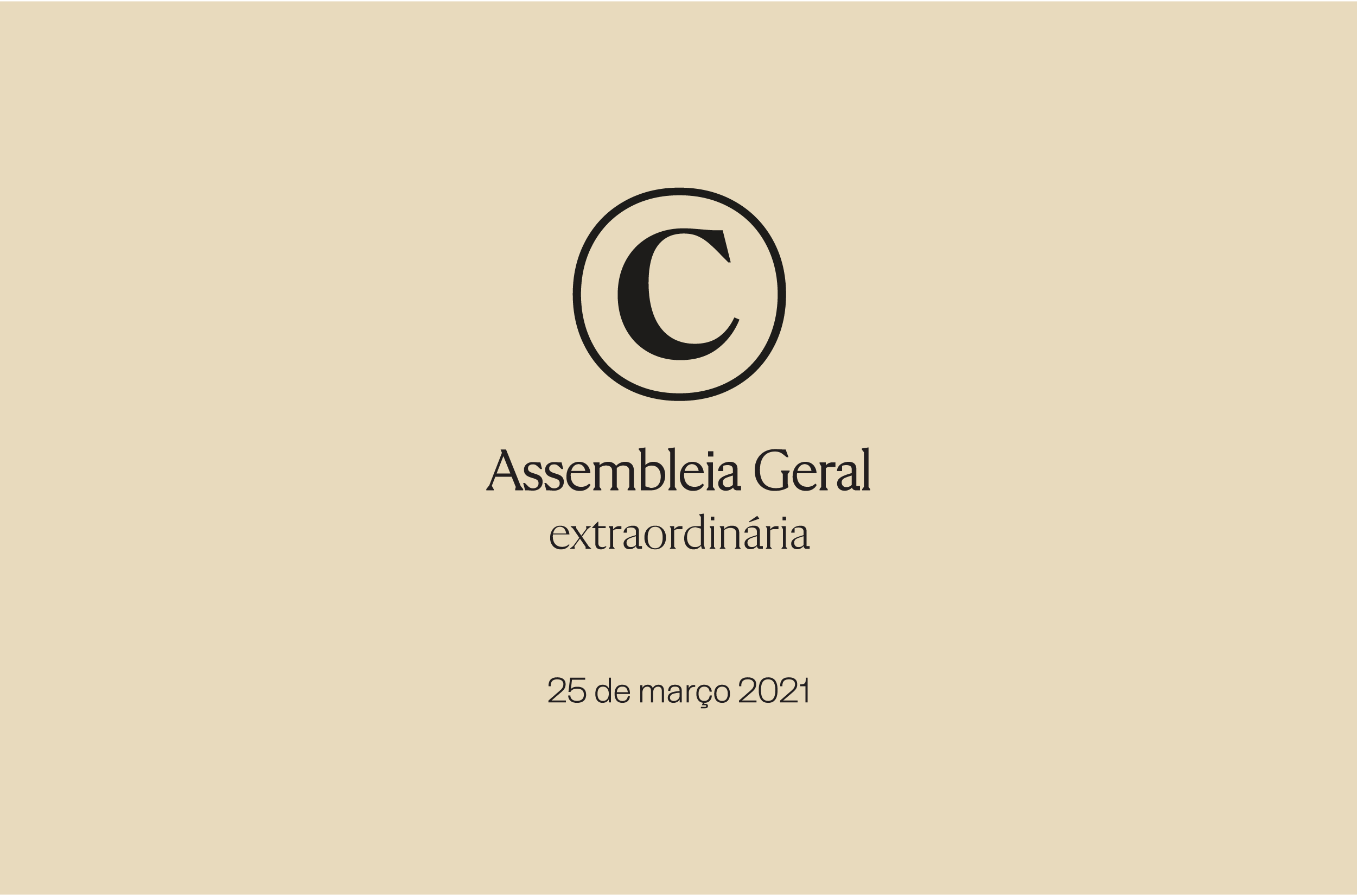 Assembleia Geral Extraordinária