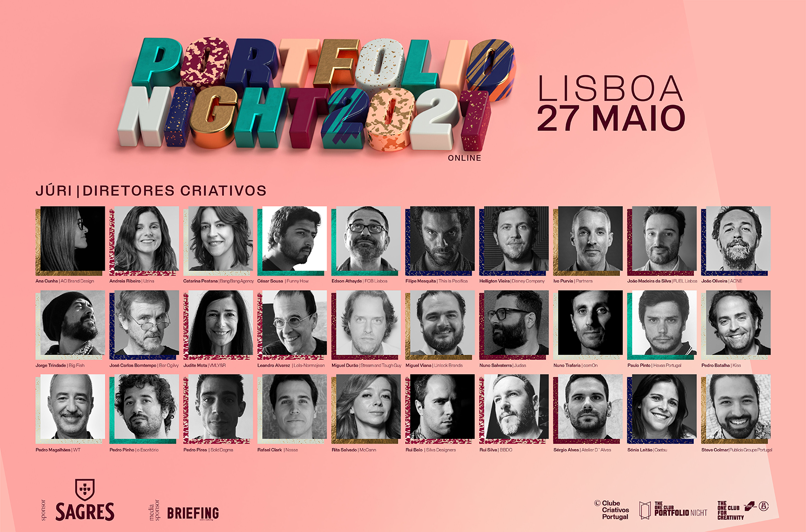 2021 Portfolio Night volta a Lisboa com o Clube Criativos.   