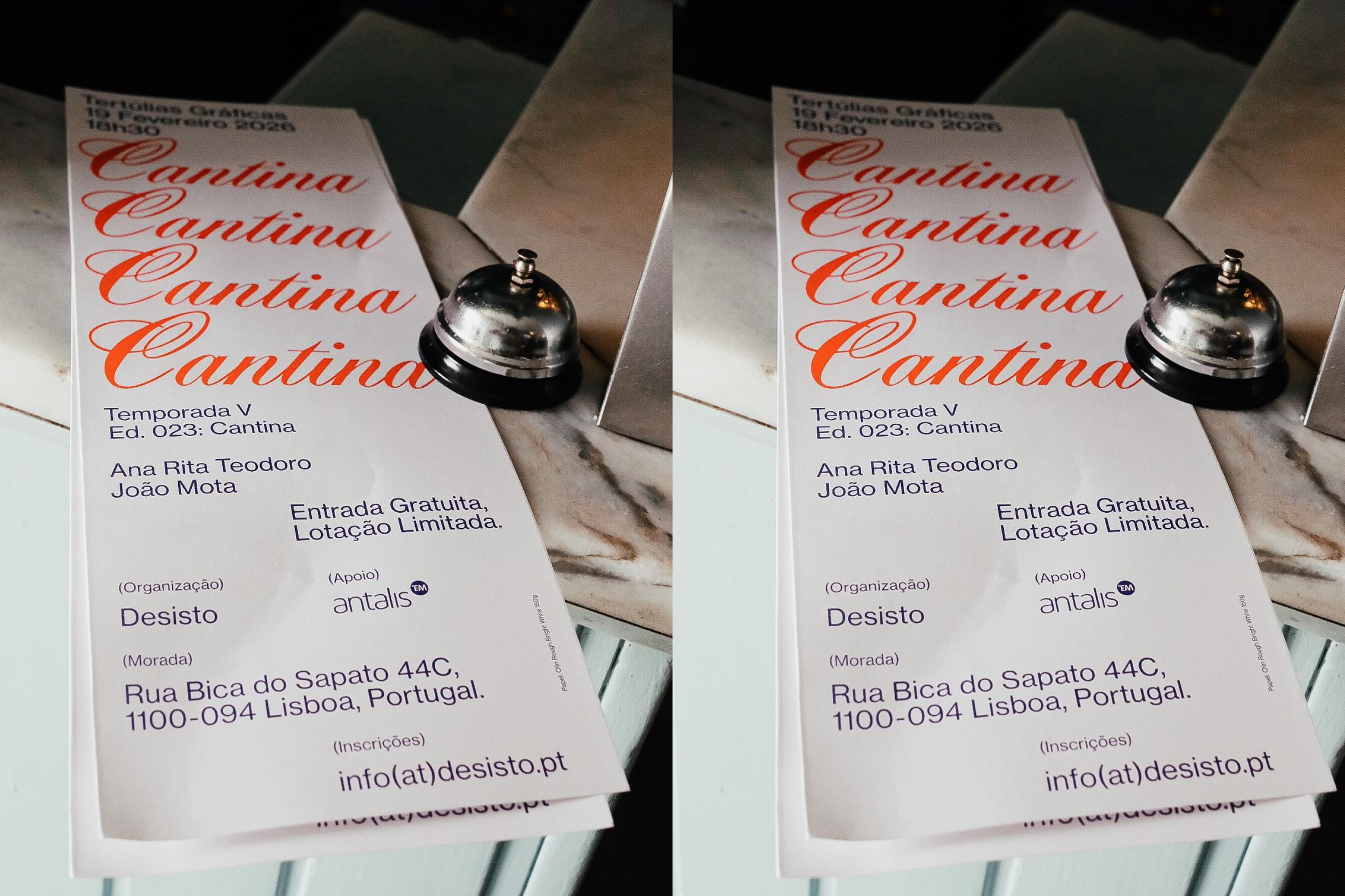 Tertúlia Gráfica com o Studio Cantina na Desisto