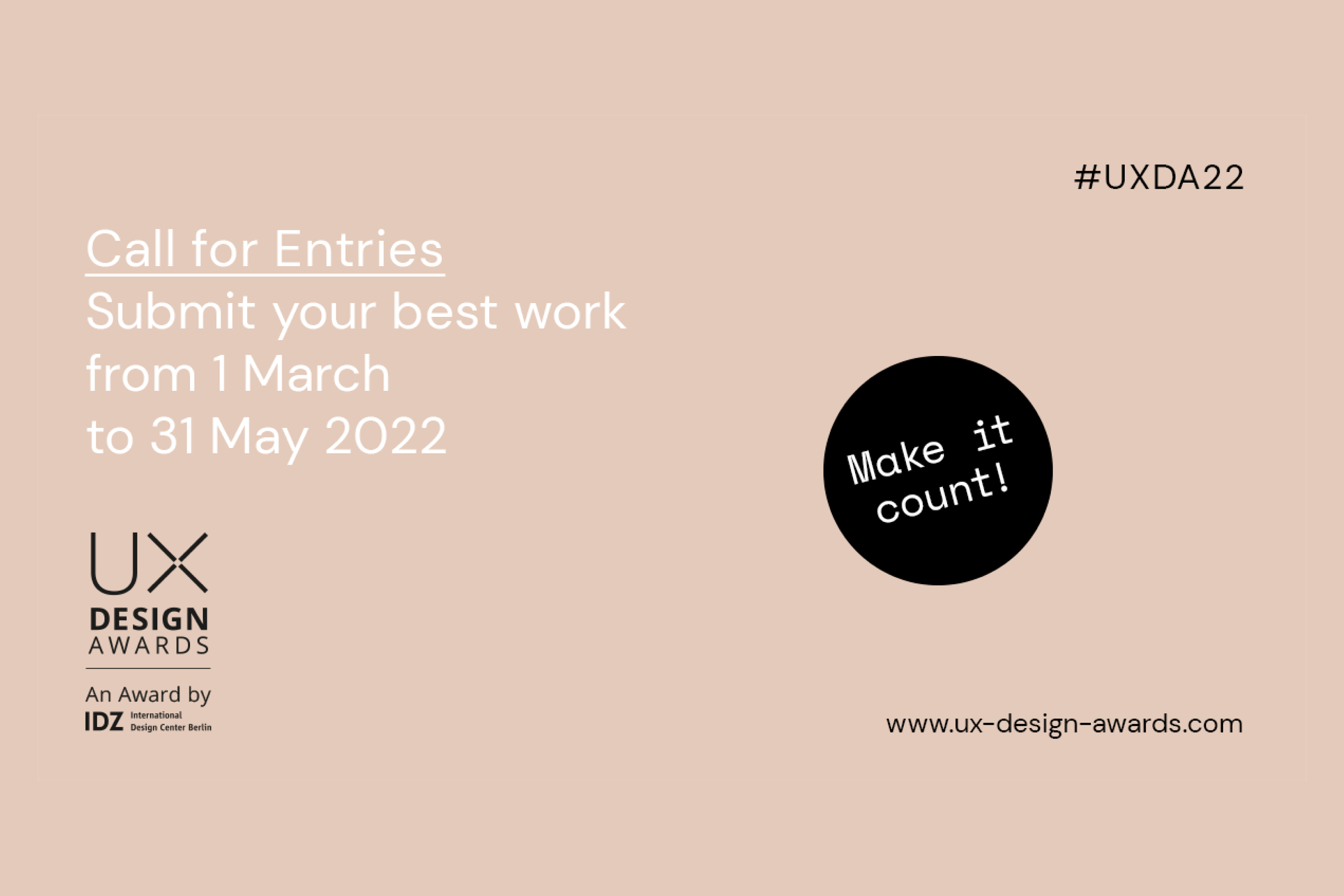 UX Design Awards 2022: The second #UXDA22